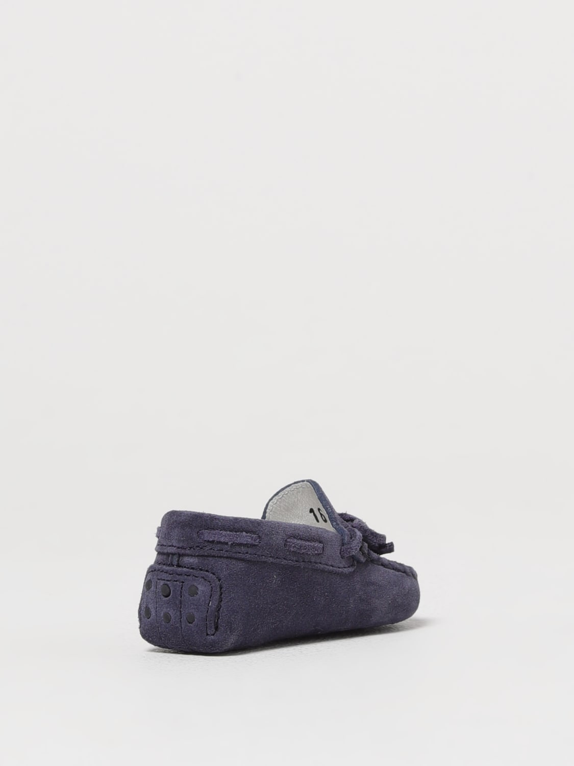 TOD'S SCARPE: Mocassino in camoscio Tod's, Blue - Img 3