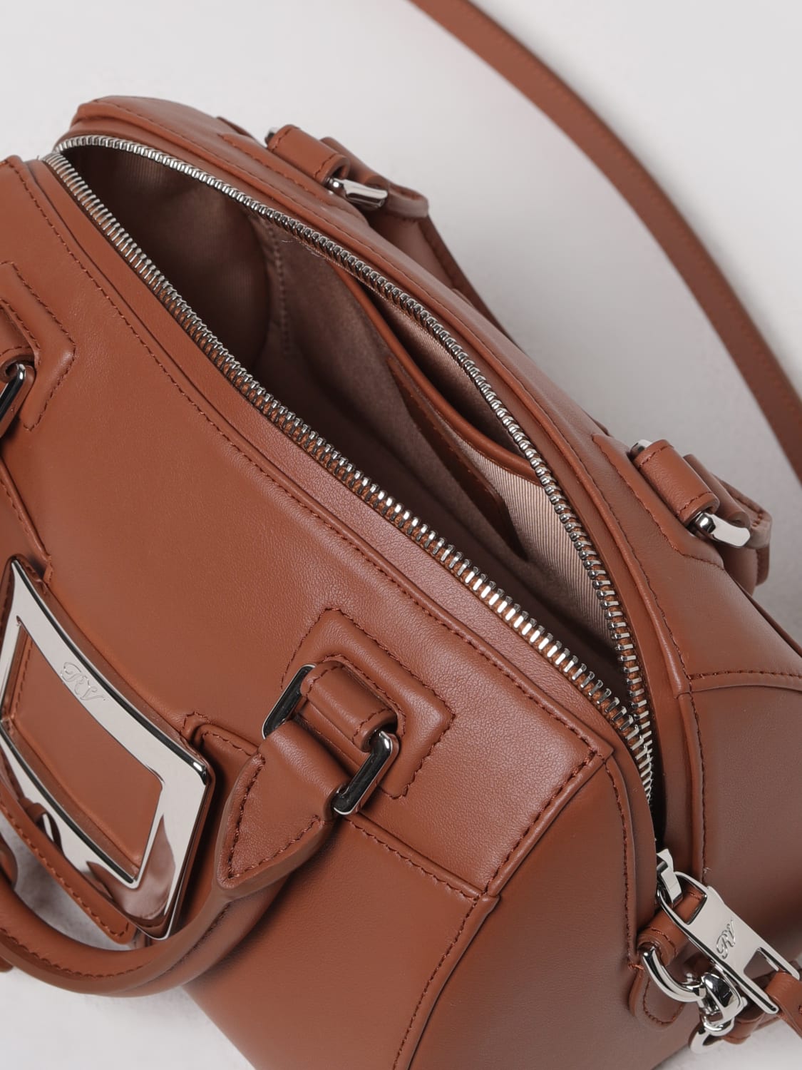 ROGER VIVIER BORSA MINI: Borsa Belle Vivier Mini Roger Vivier in pelle , Cuoio - Img 4