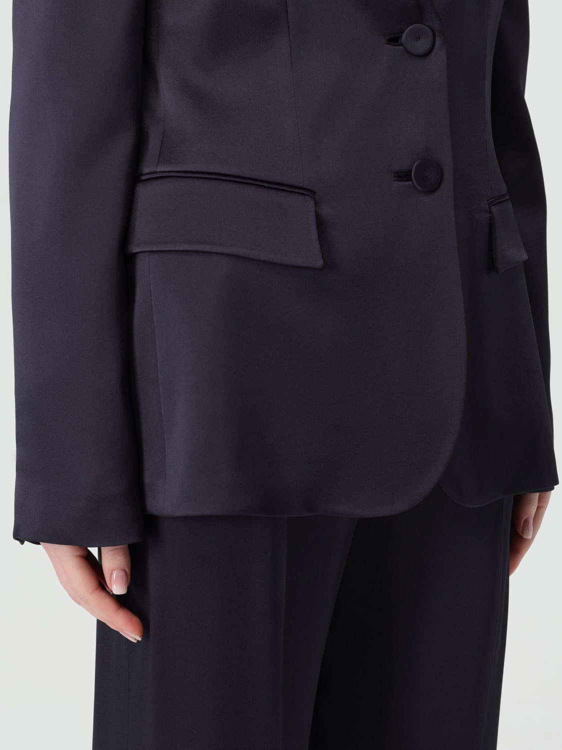 ALBERTA FERRETTI JACKET: Blazer woman Alberta Ferretti, Blue - Img 5