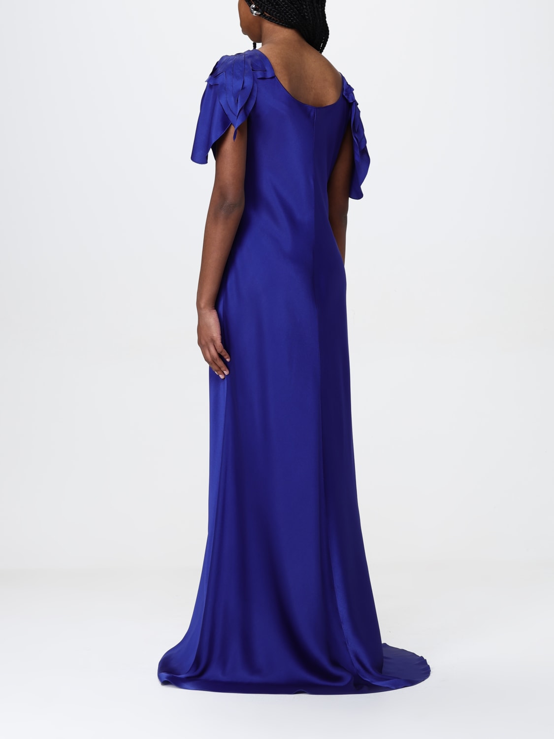 ワンピース A FERRETTI Woman Dress Gnawed Blue 0469119 0280 ALBERTA FERRETTI: Dress woman - Gnawed Blue | Alberta