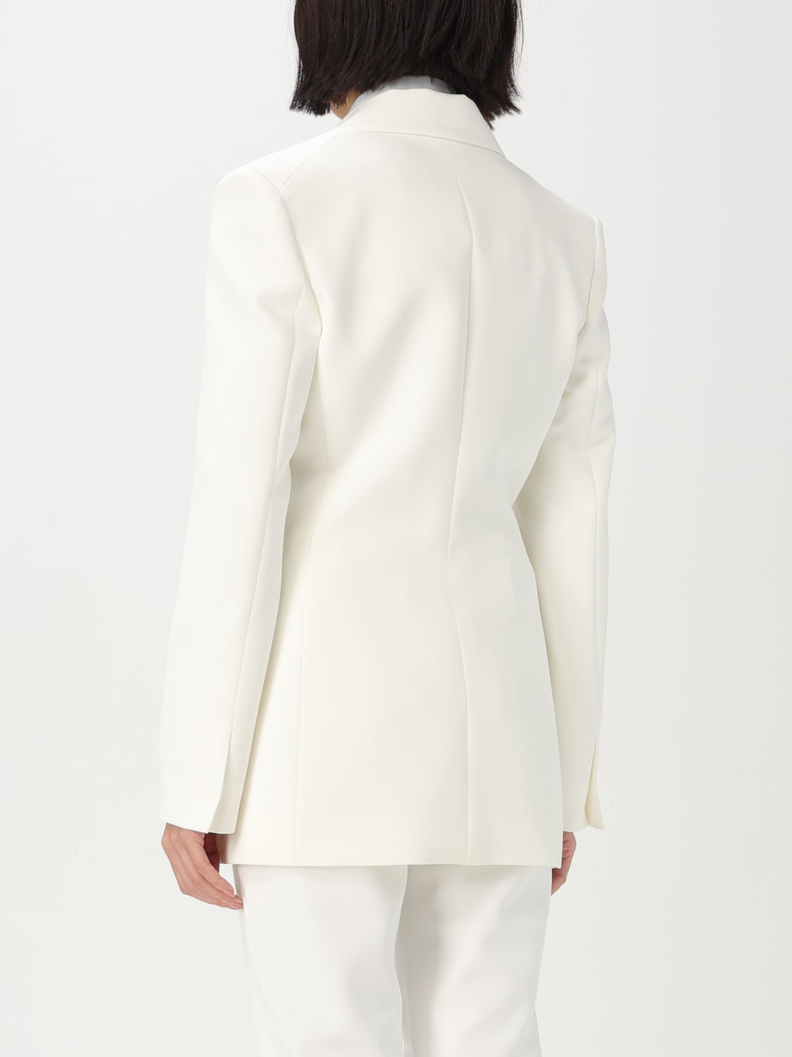 MOSCHINO JEANS: Blazer woman - White | Moschino Jeans blazer