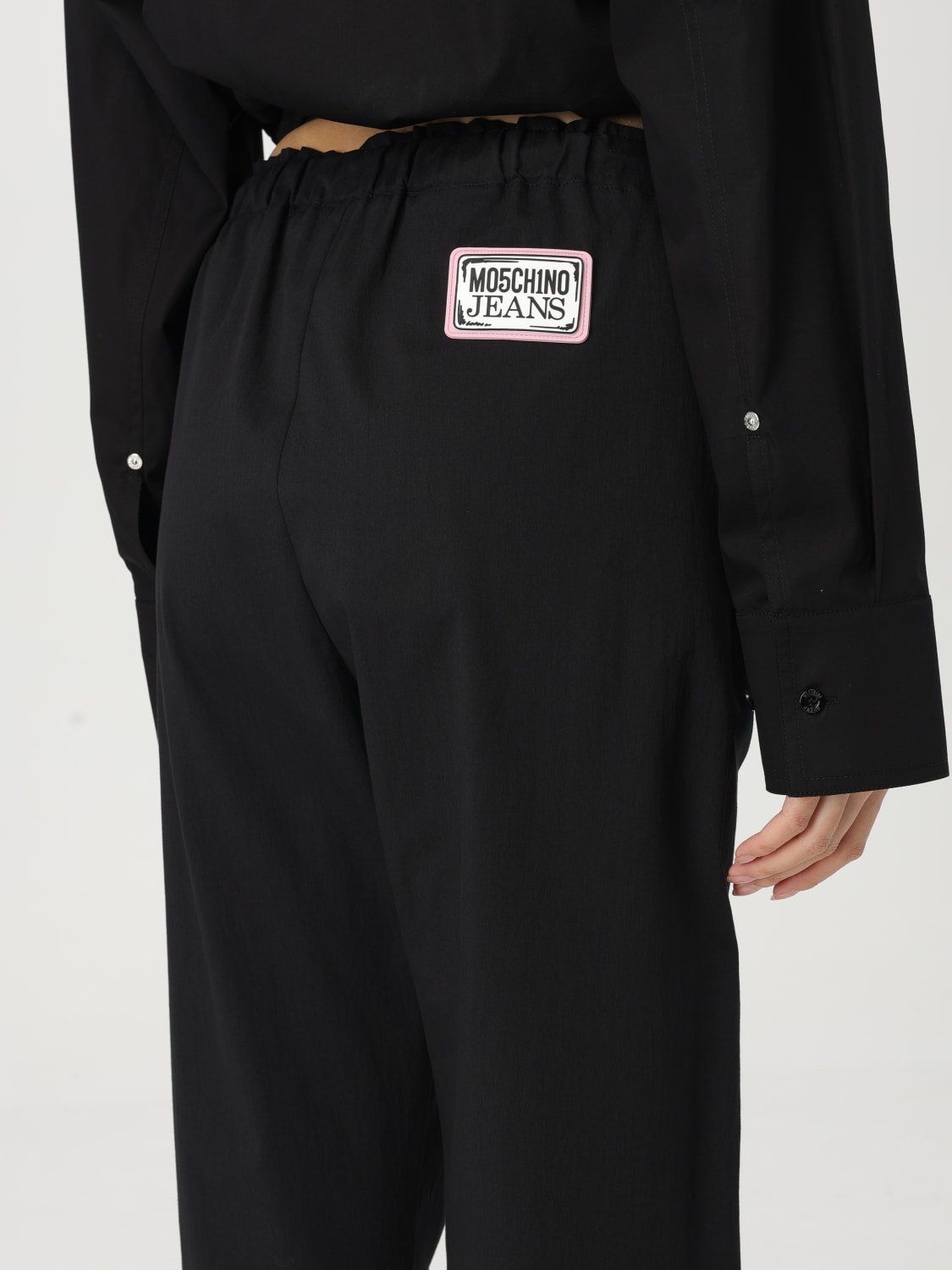 パンツ MOSCHINO JEANS Woman Pants Black 03033224 0555 MOSCHINO JEANS: Pants woman - Black | Moschino Jeans pants