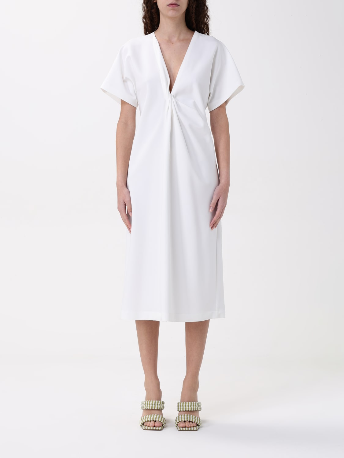 ワンピース MOSCHINO JEANS Woman Dress White 04053225 0002 MOSCHINO JEANS: Dress woman - White | Moschino Jeans dress