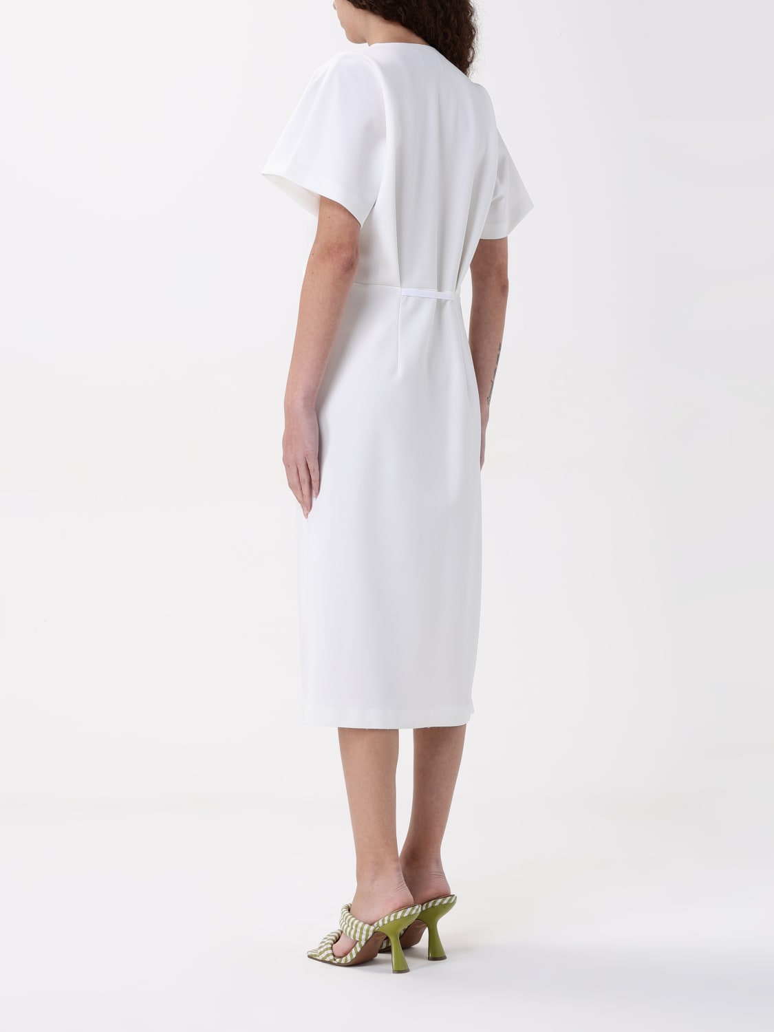 ワンピース MOSCHINO JEANS Woman Dress White MOSCHINO JEANS DRESS WHITE