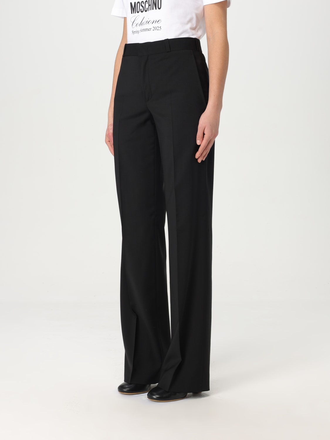 パンツ MOSCHINO COUTURE Woman Pants Black 03150517 0555 MOSCHINO COUTURE: Pants woman - Black | Moschino Couture