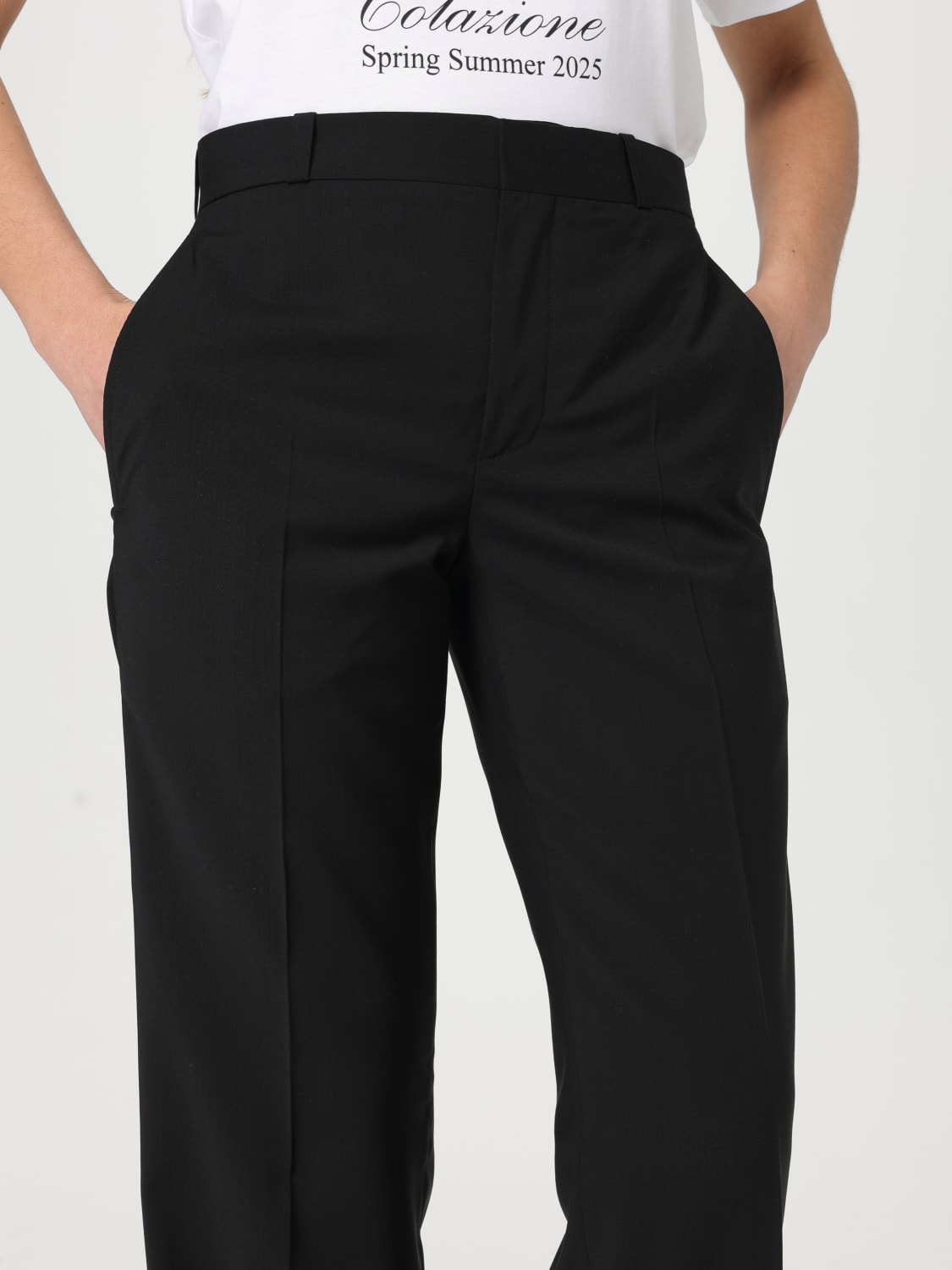 パンツ MOSCHINO COUTURE Woman Pants Black 03150517 0555 MOSCHINO COUTURE: Pants woman - Black | Moschino Couture