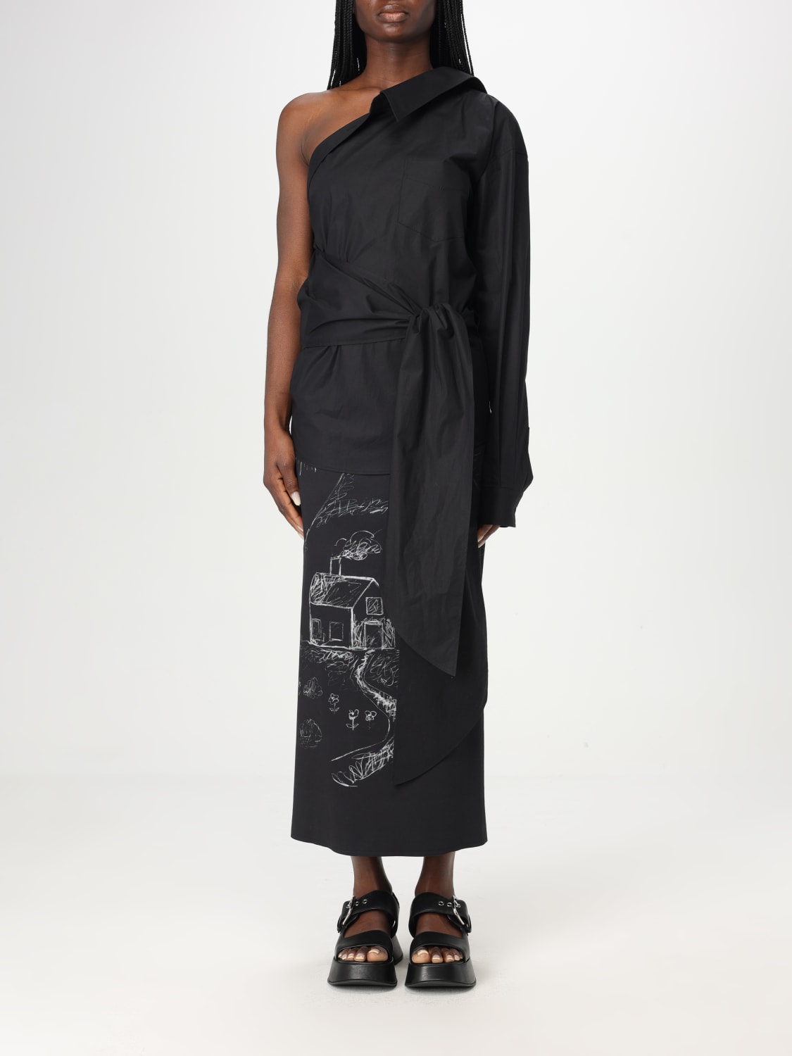 MOSCHINO COUTURE CAMISA: Camisa mujer Moschino Couture, Negro - Img 1