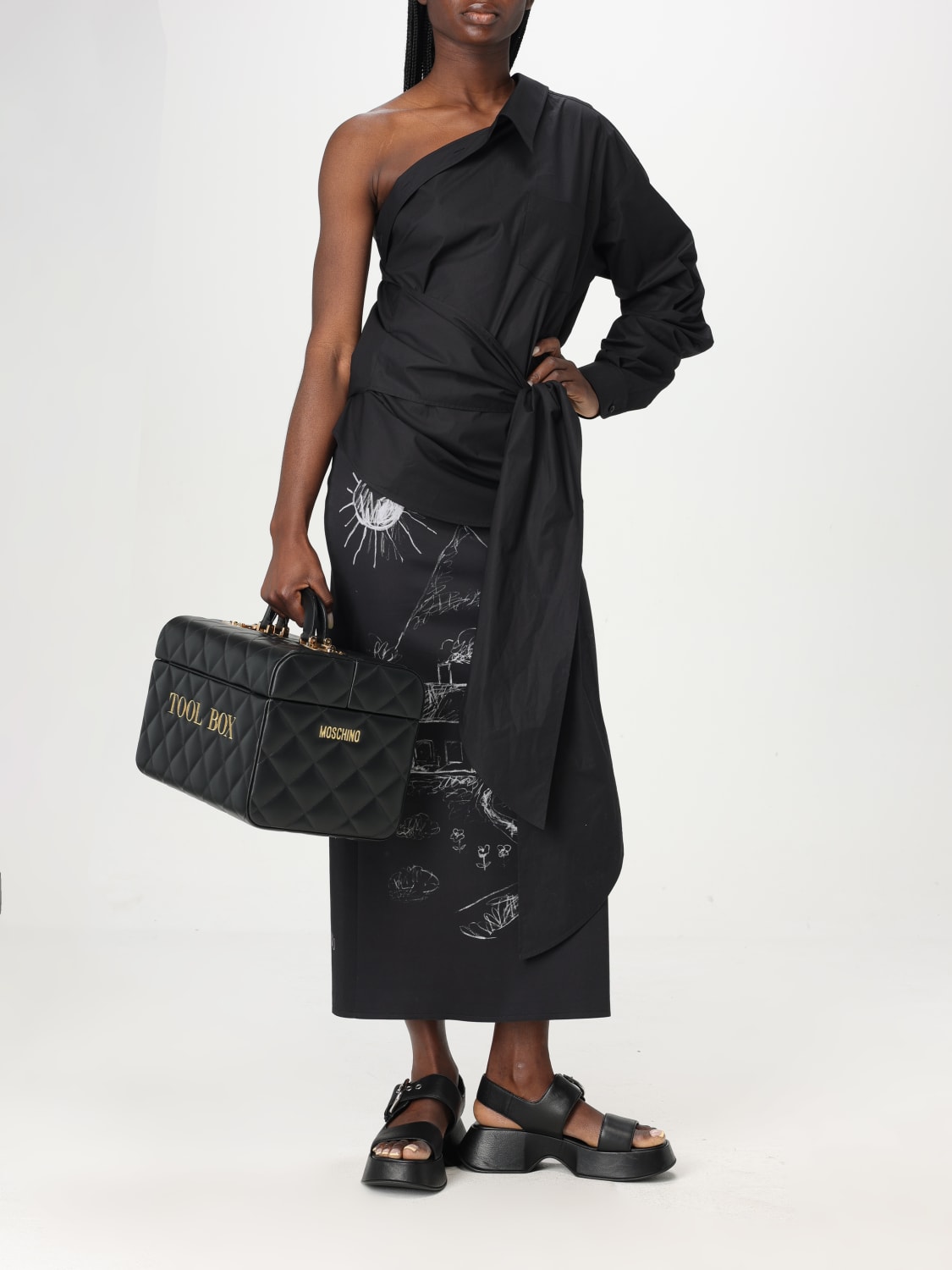 MOSCHINO COUTURE CAMISA: Camisa mujer Moschino Couture, Negro - Img 2