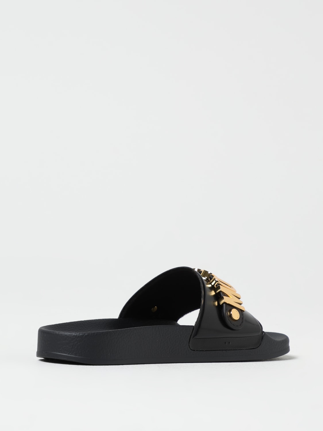 シューズ・サンダルその他 MOSCHINO COUTURE Woman Flat sandals Black MA28032G1MM11000 MOSCHINO COUTURE: Shoes woman - Black | Moschino Couture