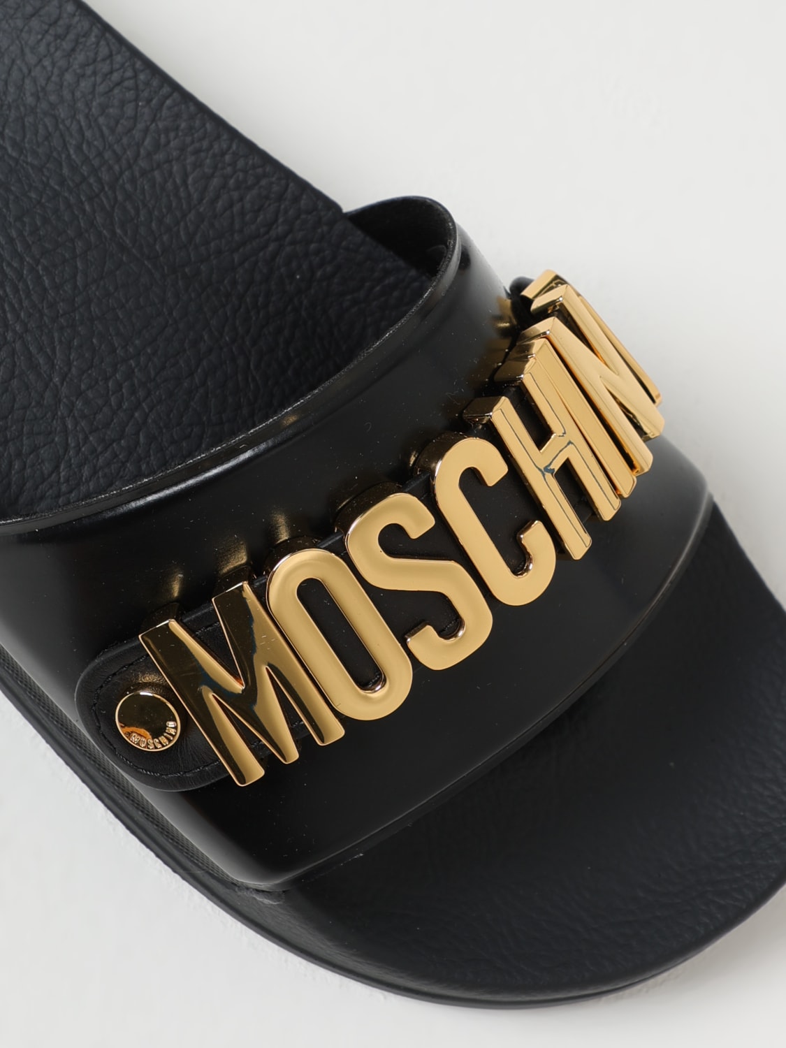 シューズ・サンダルその他 MOSCHINO COUTURE Woman Flat sandals Black MA28032G1MM11000 MOSCHINO COUTURE: Shoes woman - Black | Moschino Couture