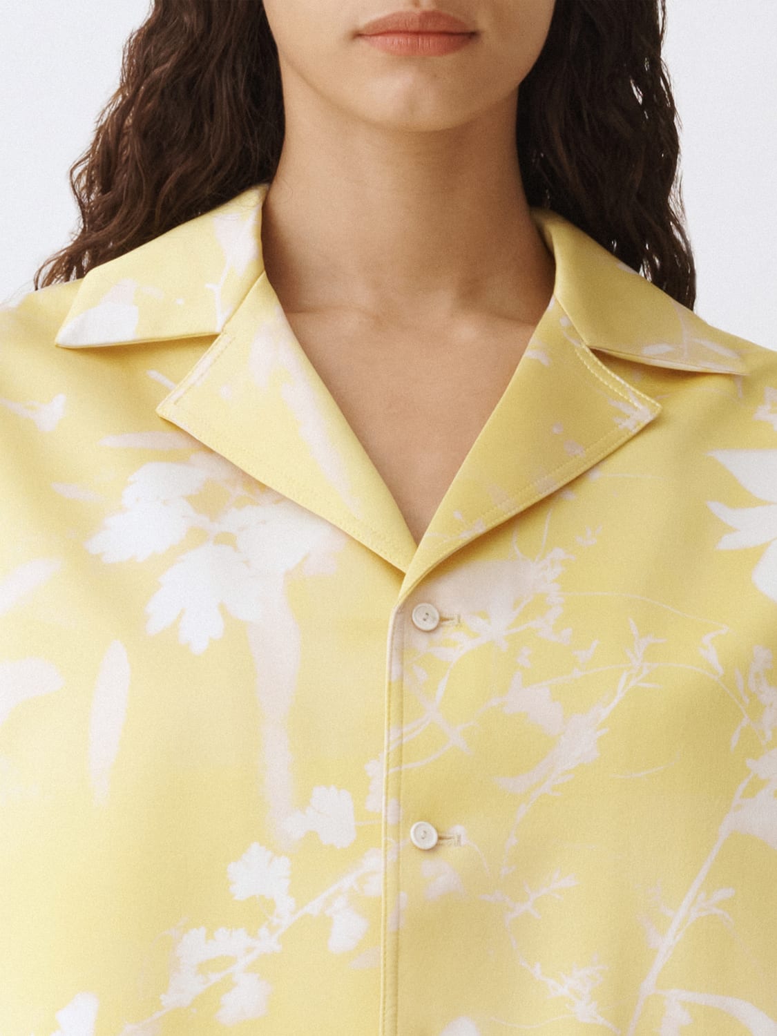 ジャケット FABIANA FILIPPI Woman Jacket Yellow GCD265F232D827 780 FABIANA FILIPPI: silk jacket with print - Yellow | Fabiana
