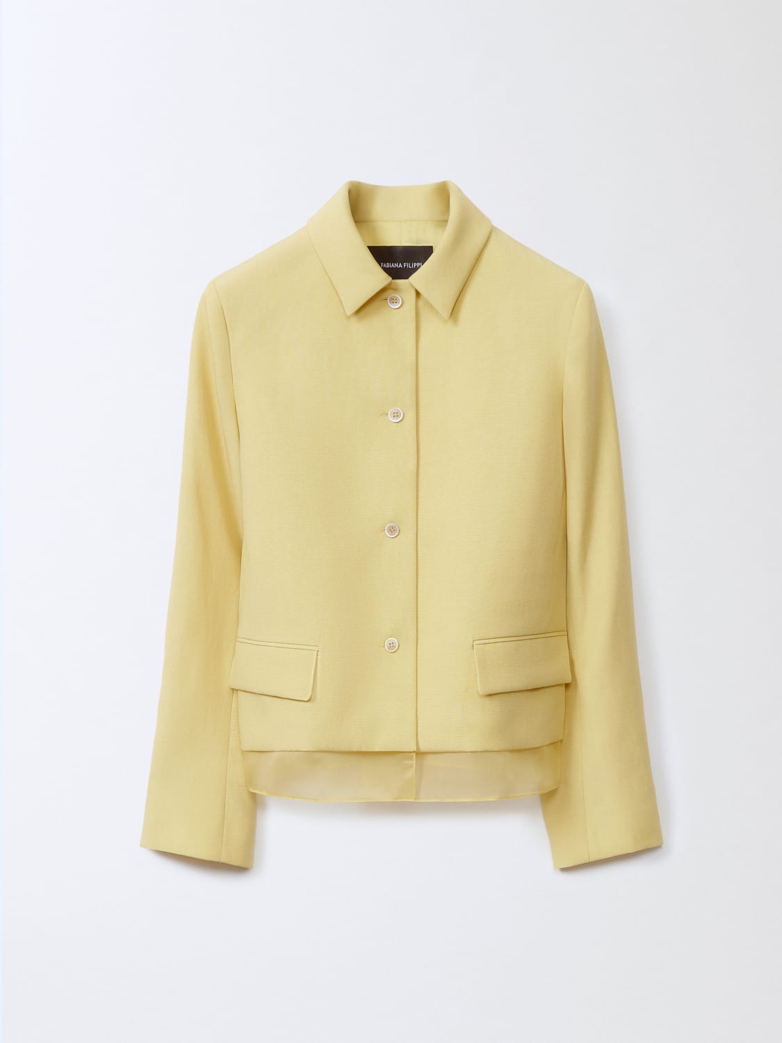 ジャケット FABIANA FILIPPI Fabiana Filippi Jackets Yellow FABIANA FILIPPI: Blazer woman - Yellow | Fabiana Filippi
