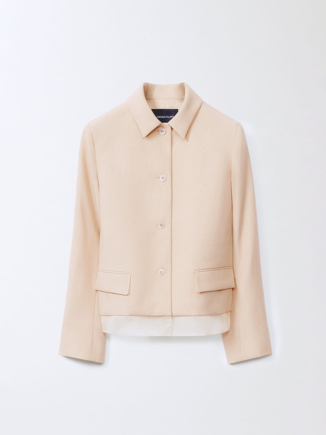 FABIANA FILIPPI JACKET: Blazer woman Fabiana Filippi, Sand - Img 5