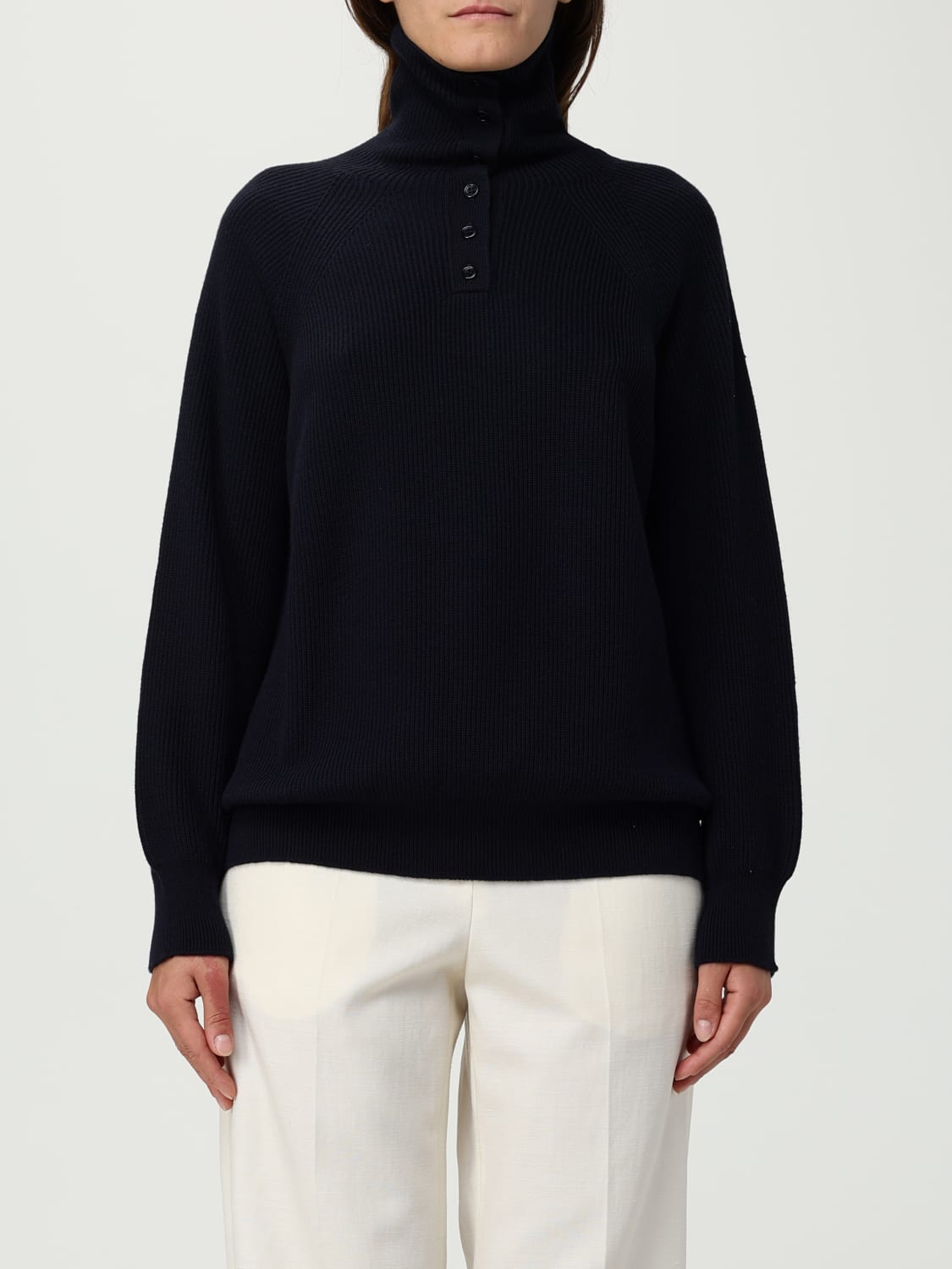 Tシャツ・カットソー FABIANA FILIPPI Woman Polo Shirt Natural MAD265F020D510 25 Cotton polo with lurex, sand for Women | Fabiana Filippi®