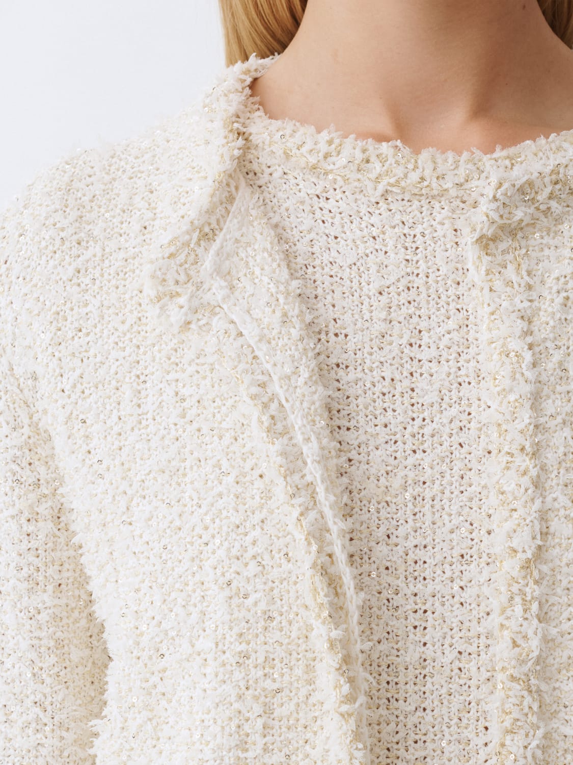 FABIANA FILIPPI JACKET: Sweater woman Fabiana Filippi, White - Img 4