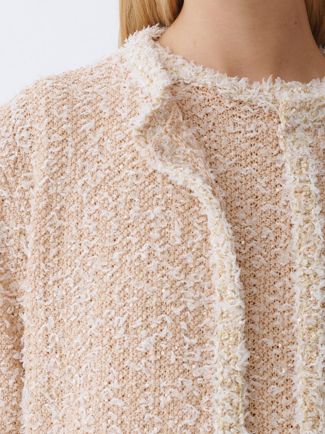 FABIANA FILIPPI JACKE: Pullover damen Fabiana Filippi, Puder - Img 4