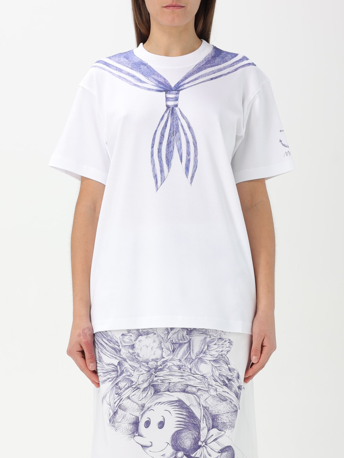 Tシャツ・カットソー MOSCHINO COUTURE Woman T-Shirt White 07120442 1001 MOSCHINO COUTURE: T-shirt woman - White | Moschino Couture t
