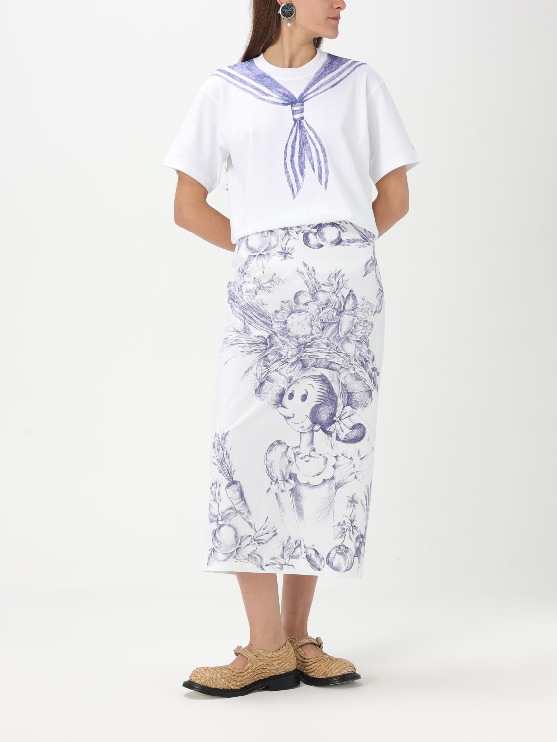 Tシャツ・カットソー MOSCHINO COUTURE Woman T-Shirt White 07120442 1001 MOSCHINO COUTURE: T-shirt woman - White | Moschino Couture t