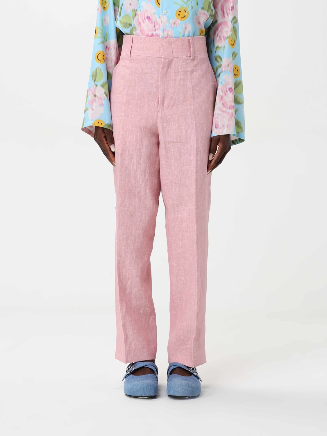 パンツ MOSCHINO COUTURE Woman Pants Pink 03060426 0224 MOSCHINO COUTURE: Pants woman - Pink | Moschino Couture