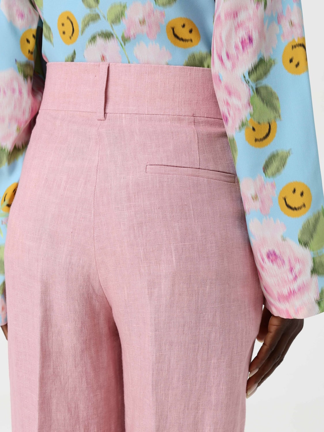 パンツ MOSCHINO COUTURE Woman Pants Pink 03060426 0224 MOSCHINO COUTURE: Pants woman - Pink | Moschino Couture