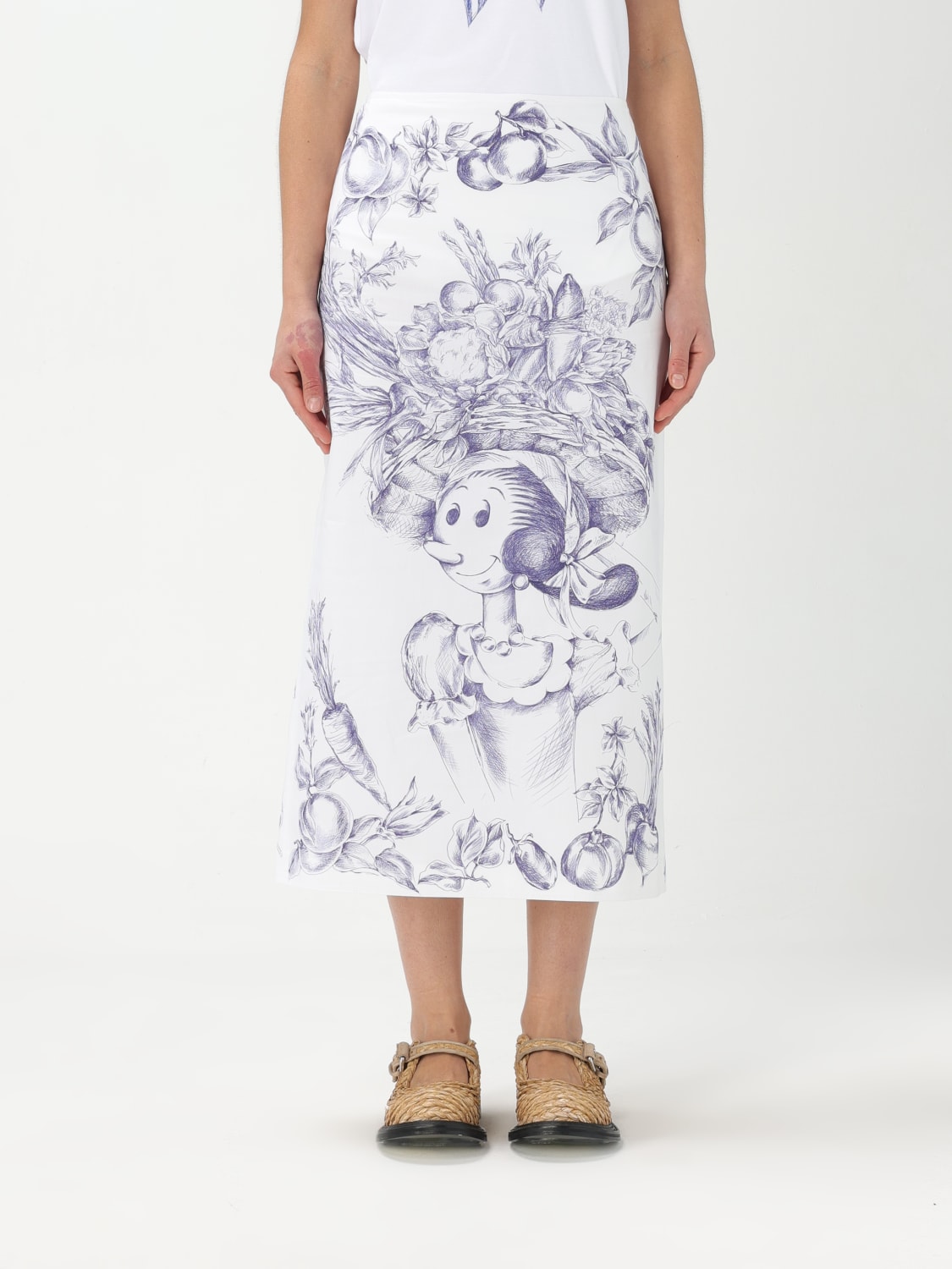 スカート MOSCHINO COUTURE Woman Skirt White 01230450 3002 MOSCHINO COUTURE: Skirt woman - White | Moschino Couture