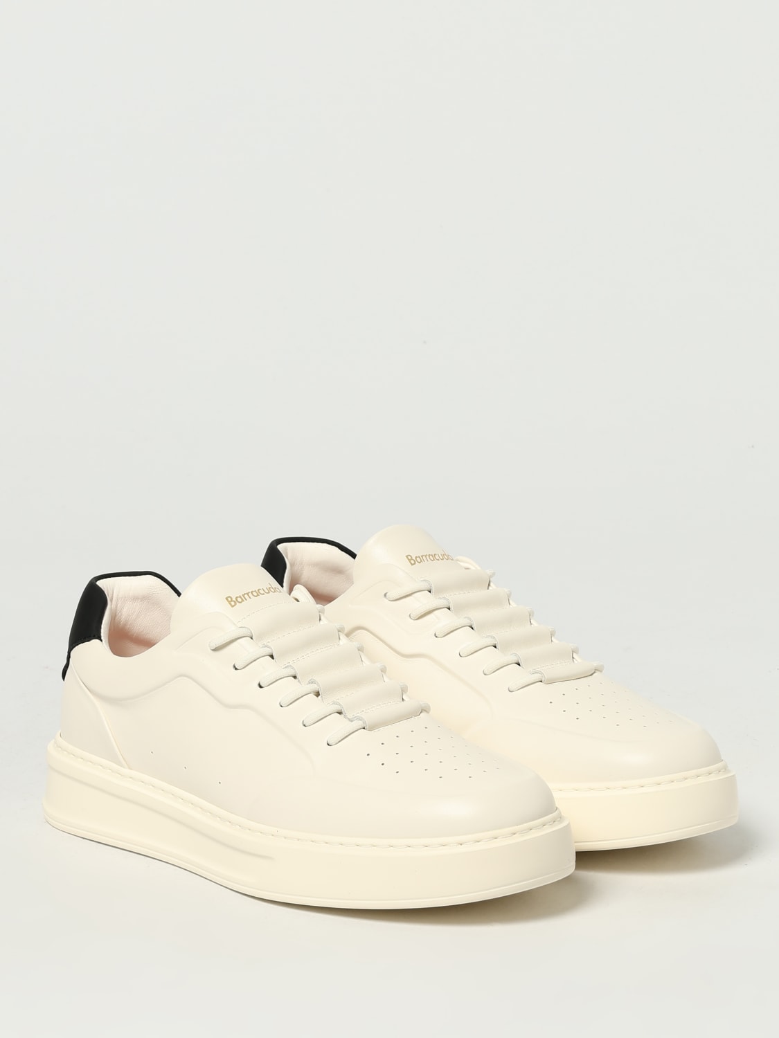BARRACUDA SNEAKERS: Sneakers Barracuda in pelle , Bianco - Img 2