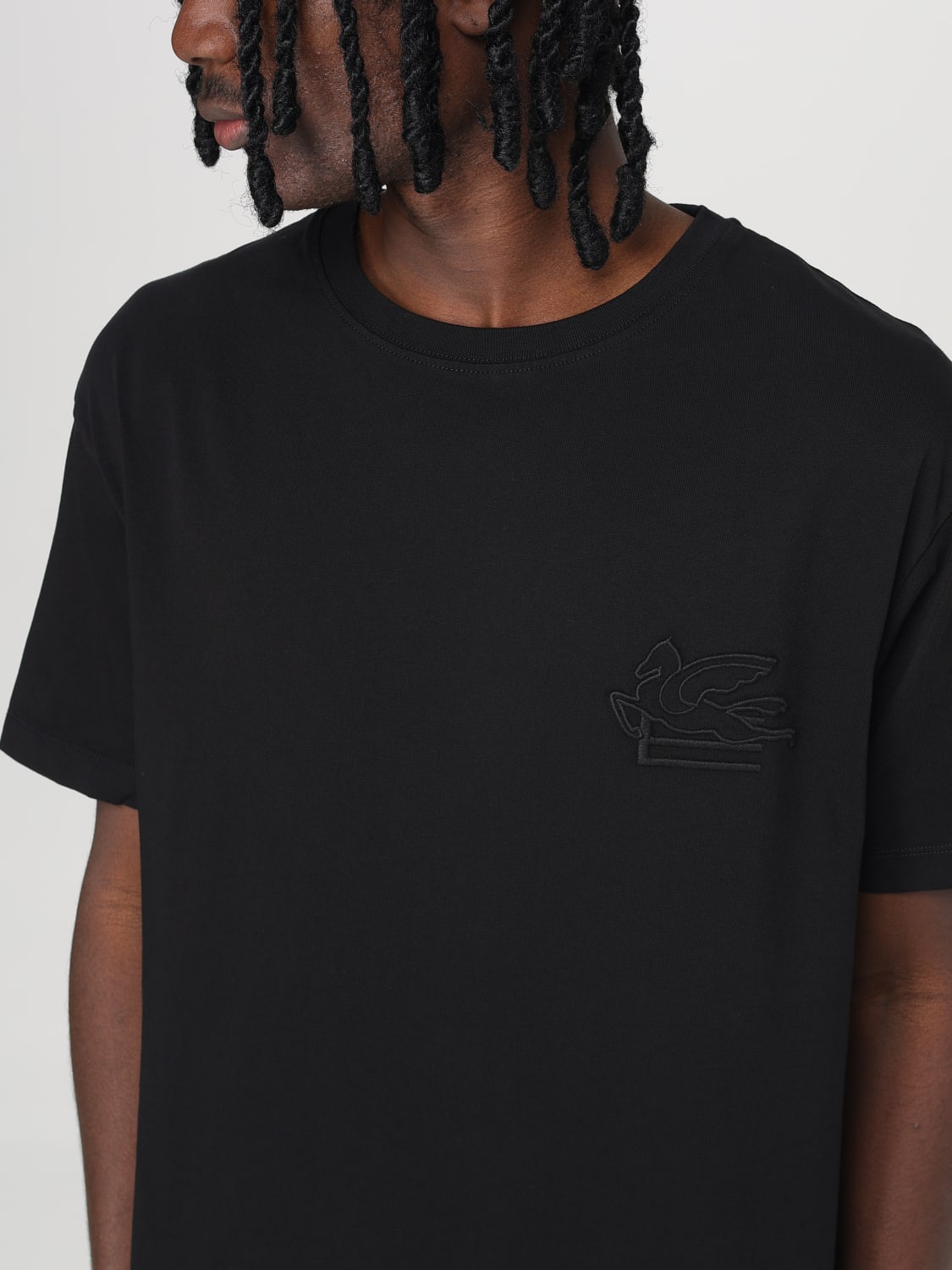 【ETRO】FW25 T-SHIRT LOGO (MRMA0007 AR233 B0065) ETRO: T-shirt men - Blue | Etro t-shirt MRMA0007AR233 online