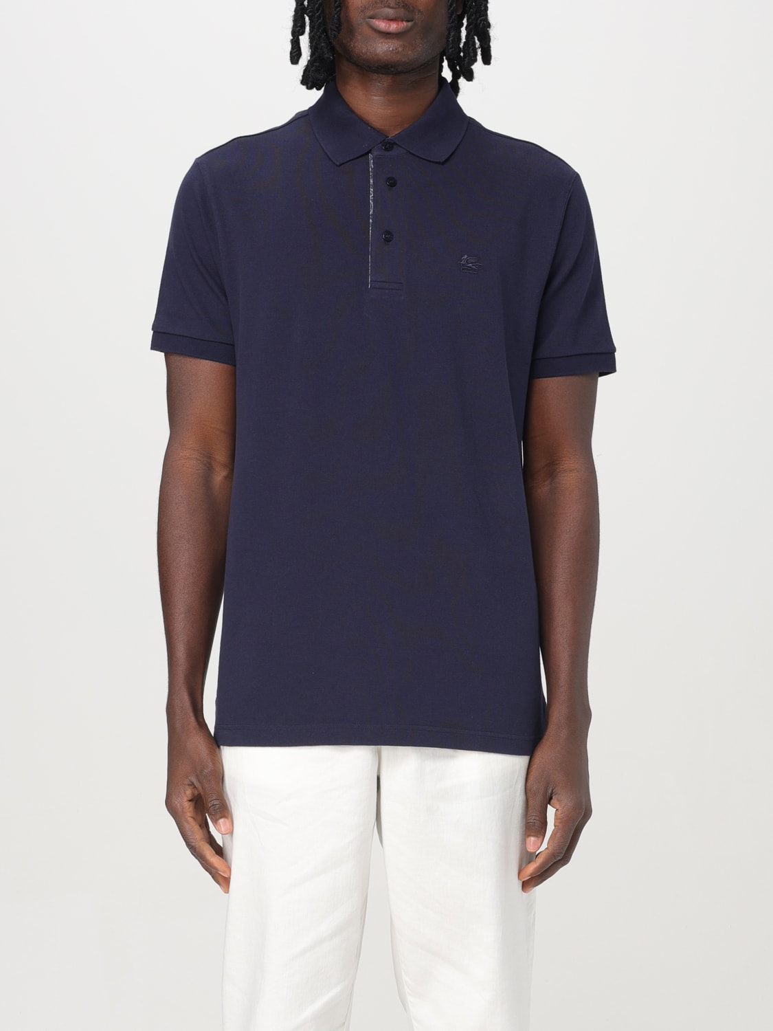ETRO POLO SHIRT: Polo shirt men Etro, Blue - Img 1