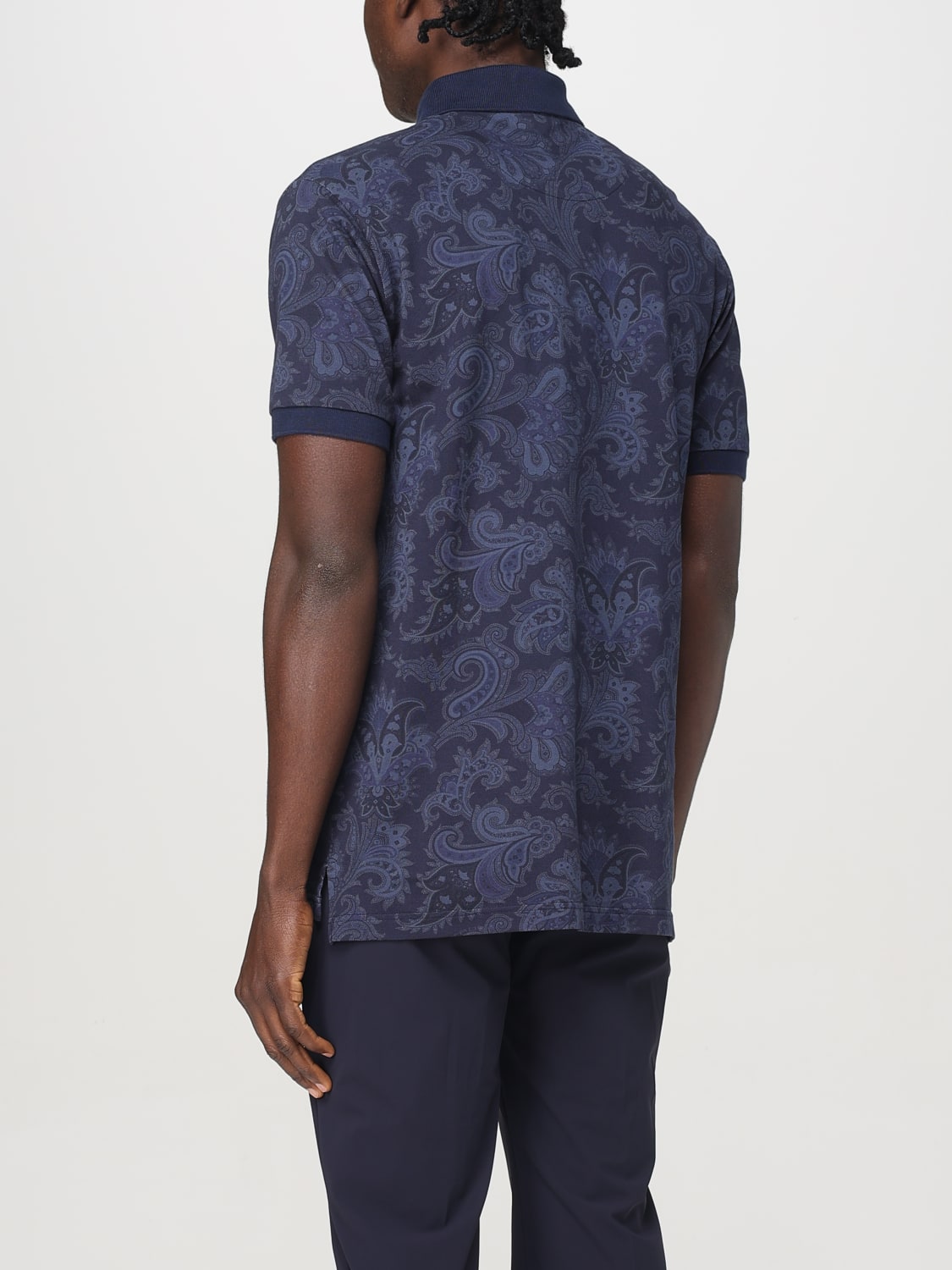 ETRO POLO SHIRT: Polo shirt men Etro, Blue - Img 3