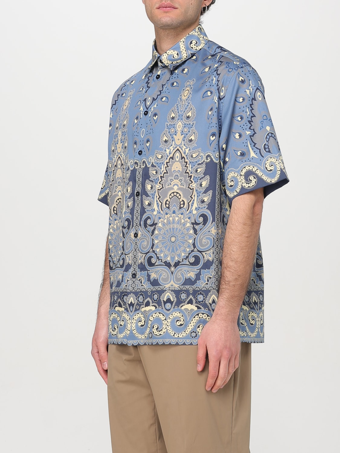 ETRO SHIRT: Shirt men Etro, Gnawed Blue - Img 4