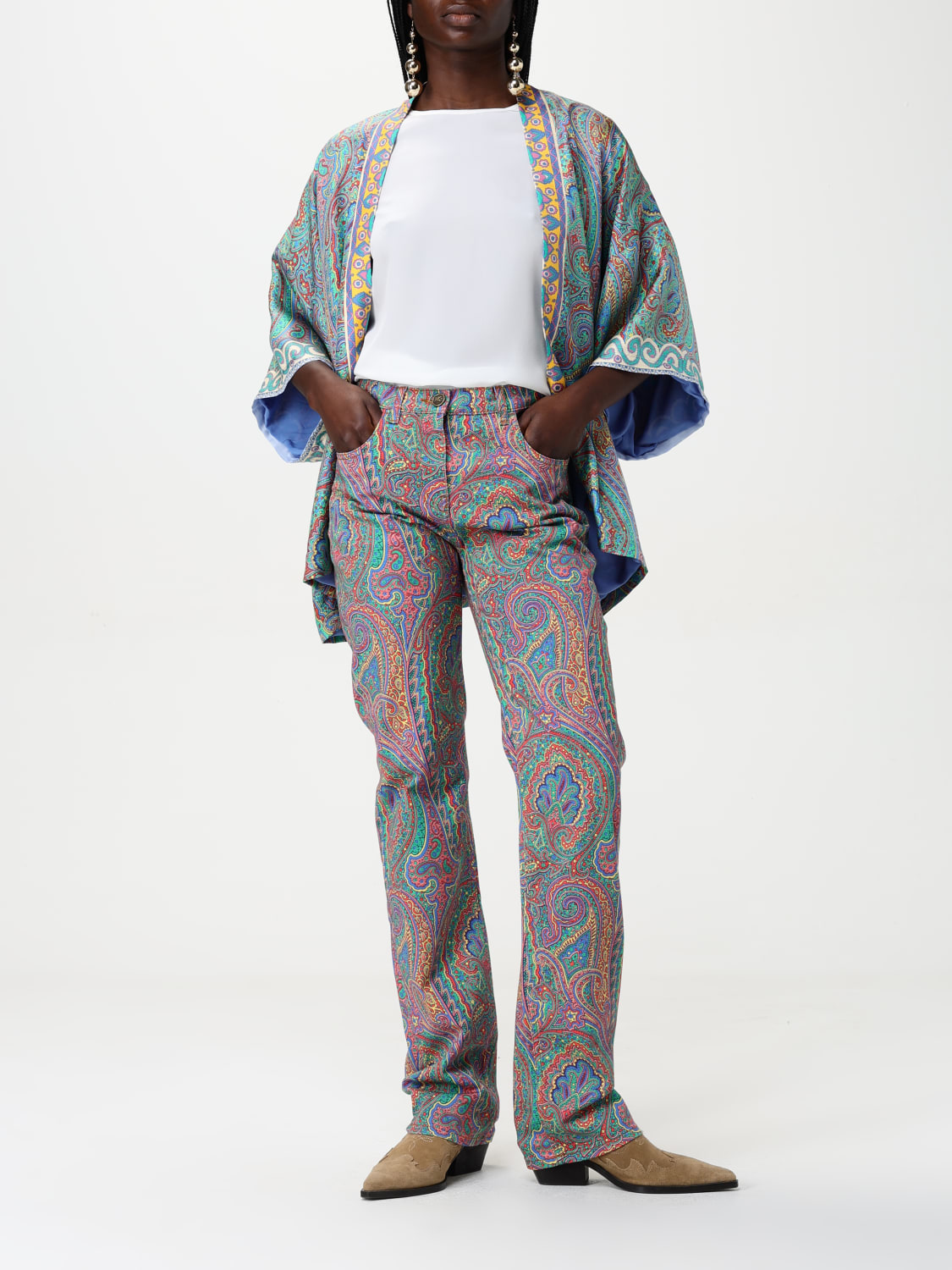 ジャケット ETRO Woman Jacket Multicolor WRCA0025AV599 X0892 ETRO: Blazer woman - Multicolor | Etro jacket WRCA0025AV599