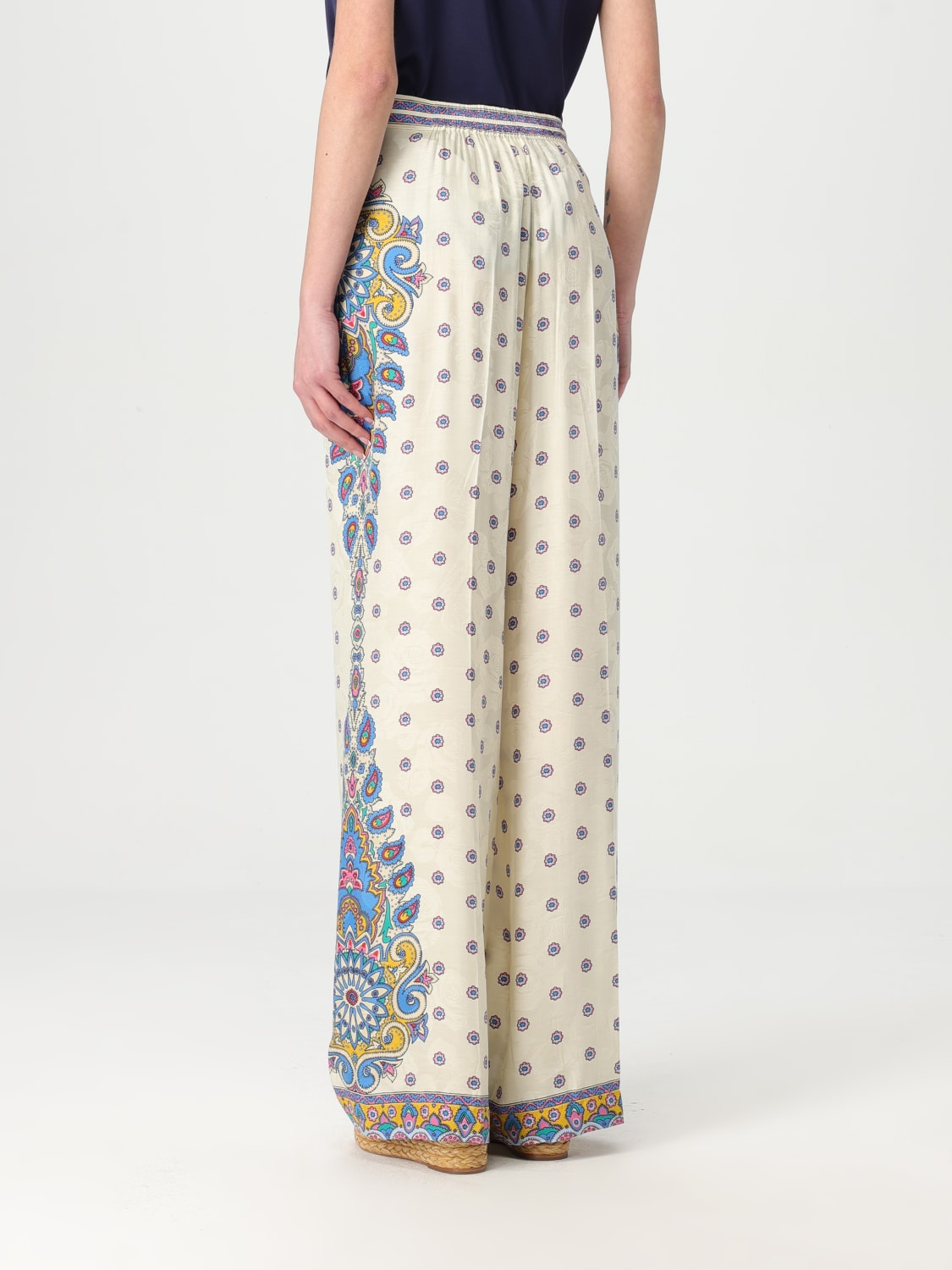 パンツ ETRO Woman Pants Yellow Cream WRNB0006AU069 W3789 ETRO: Pants woman - Yellow Cream | Etro pants WRNB0006AU069