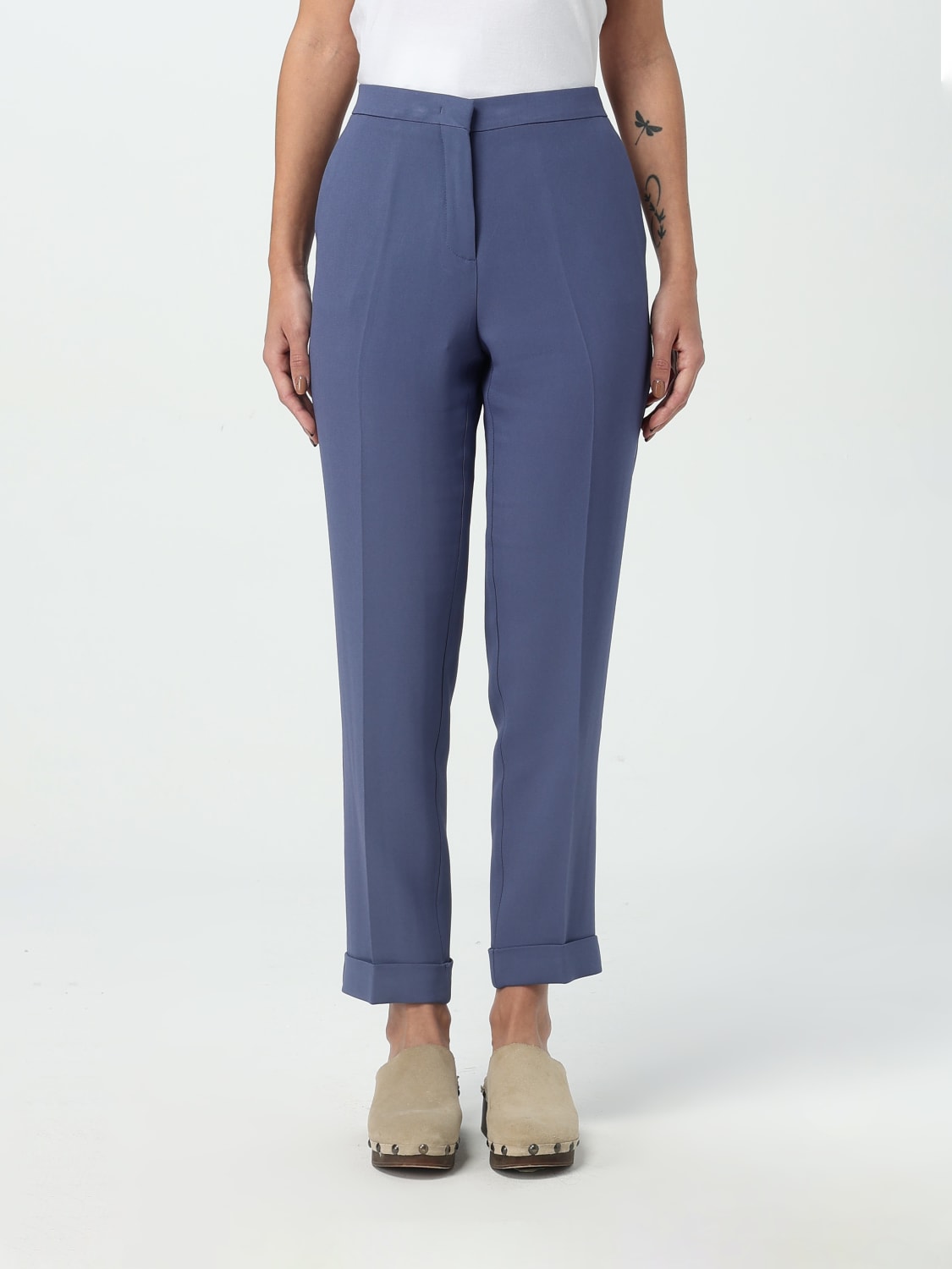 パンツ ETRO Woman Pants Gnawed Blue WREA000299TUDH3 B9110 ETRO: Pants woman - Gnawed Blue | Etro pants WREA000299TUDH3