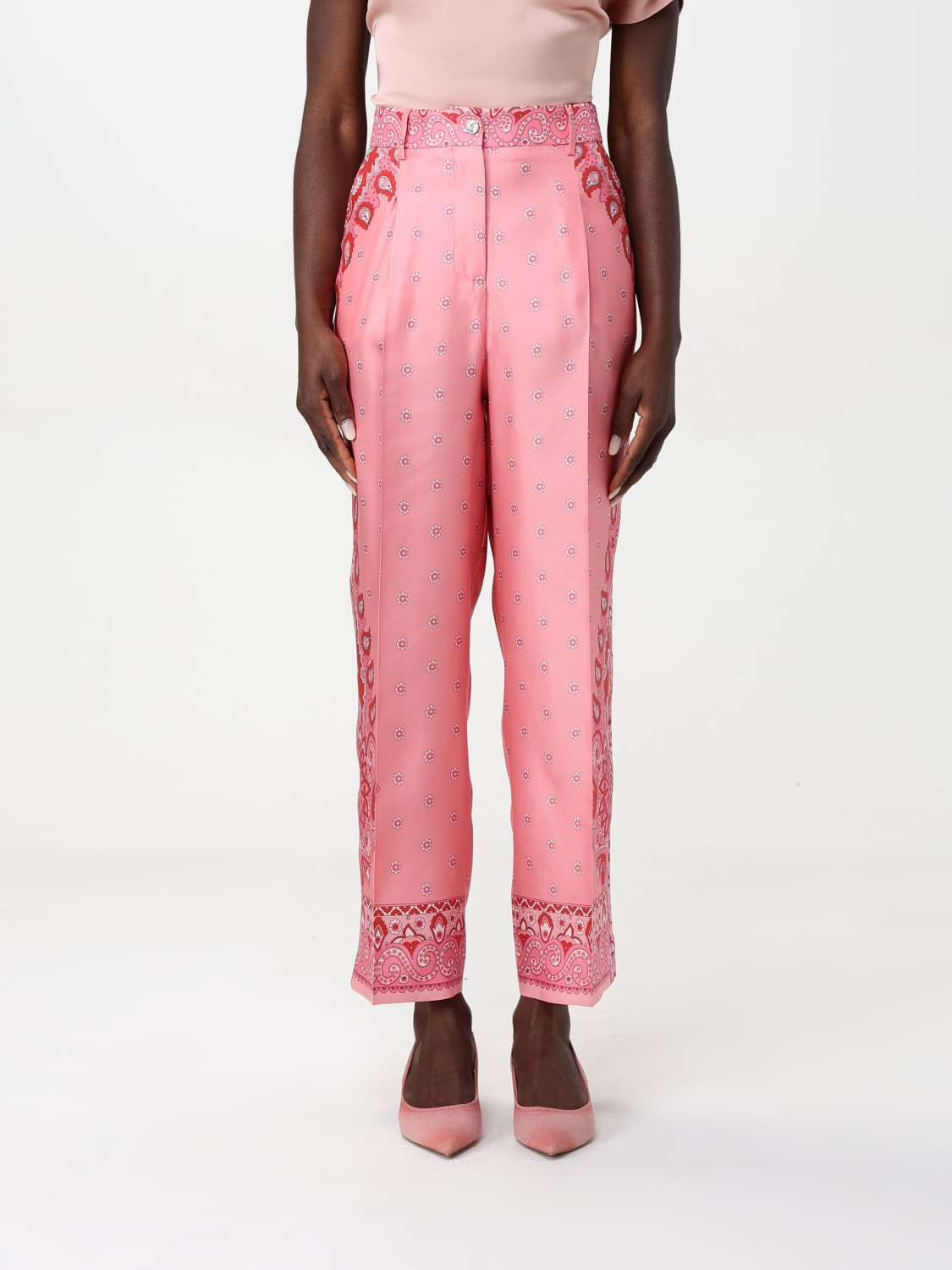 パンツ ETRO Woman Pants Pink WREA003999SP1B0 X0872 ETRO: Pants woman - Pink | Etro pants WREA003999SP1B0 online