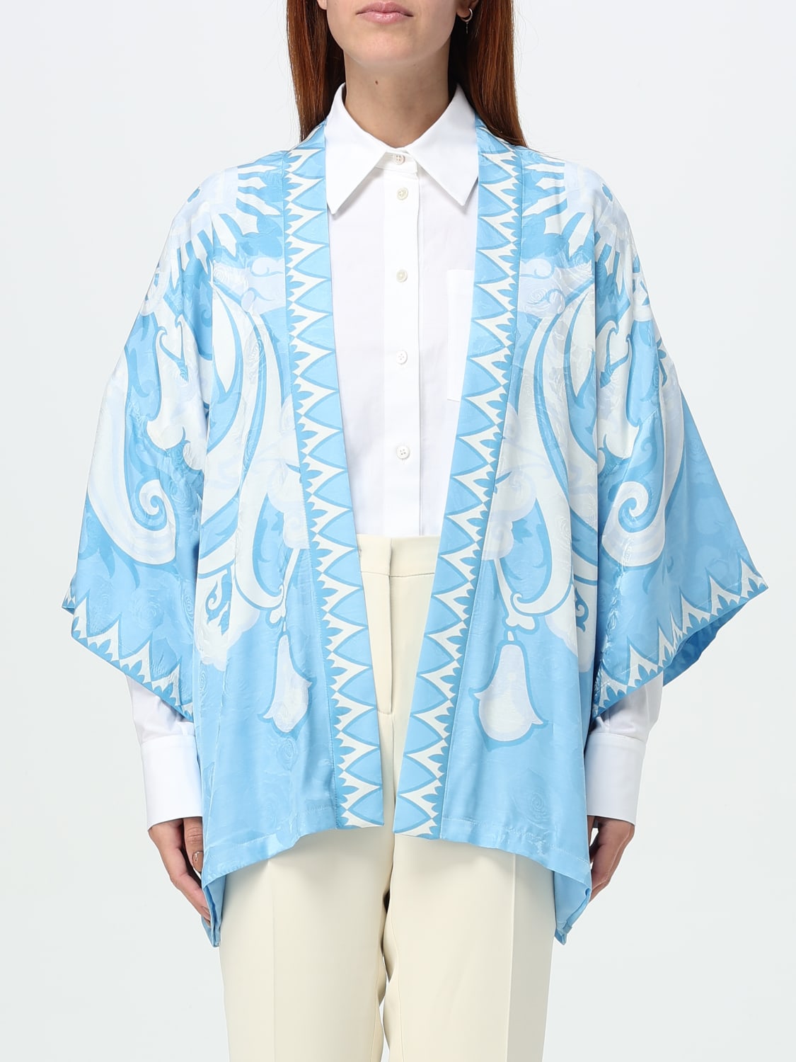 ジャケット ETRO Woman Jacket Sky Blue WRCA0025AK746 X0807 ETRO: Blazer woman - Sky Blue | Etro jacket WRCA0025AK746