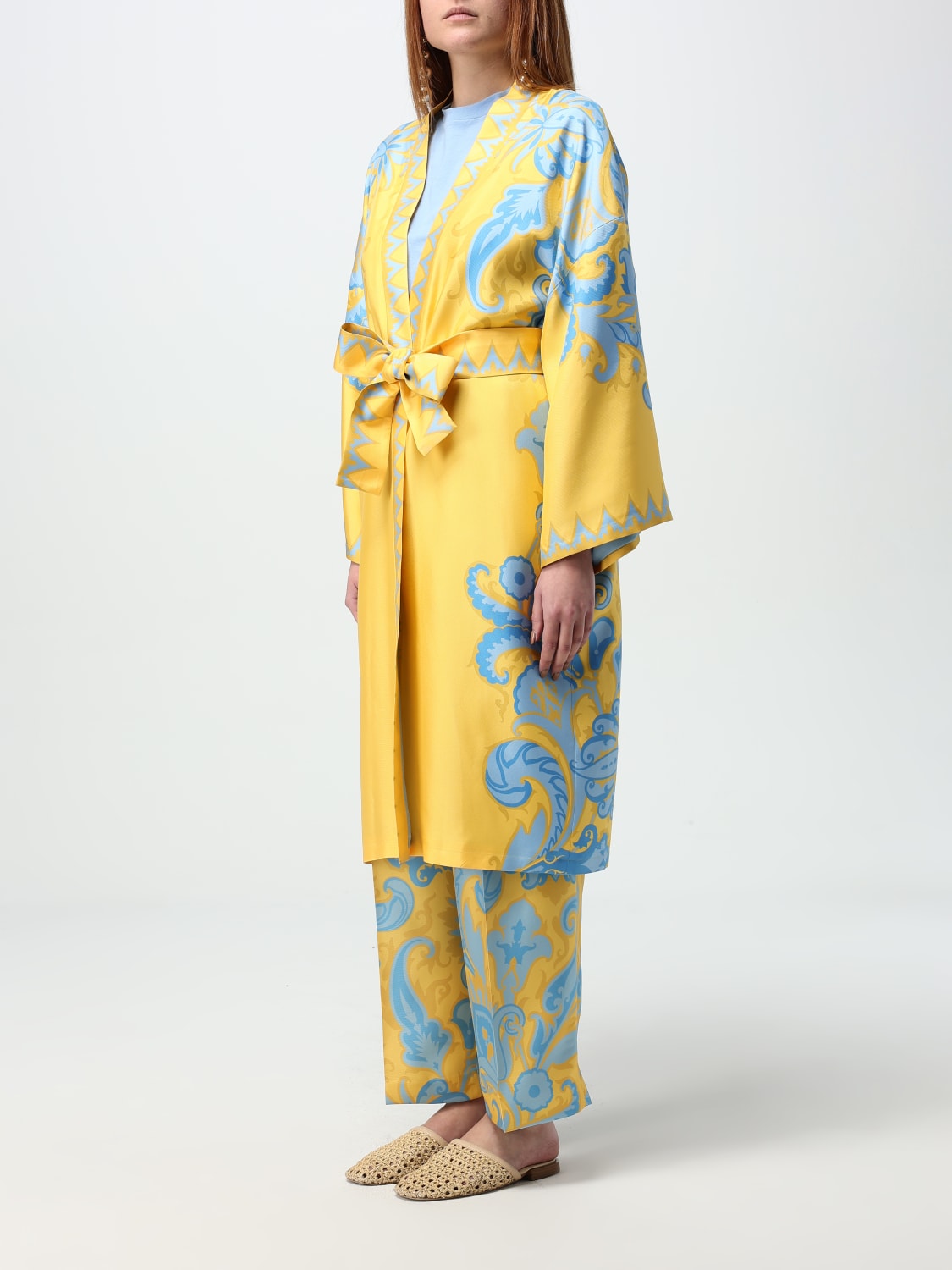 ETRO JACKET: Coat woman Etro, Gold - Img 4