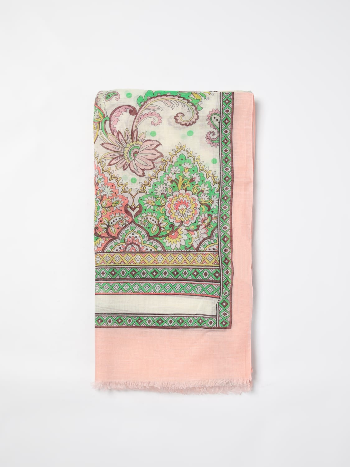 スカーフ ETRO Woman Scarf Yellow Cream WATA0013AK668 X0802 ETRO: Scarf woman - Yellow Cream | Etro scarf WATA0013AK668