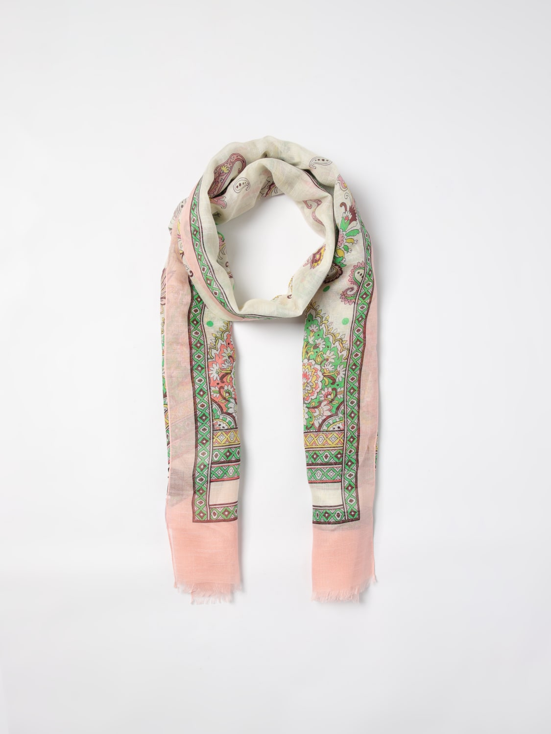 スカーフ ETRO Woman Scarf Yellow Cream WATA0013AK668 X0802 ETRO: Scarf woman - Yellow Cream | Etro scarf WATA0013AK668