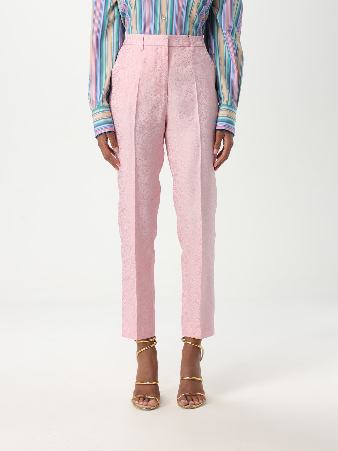 パンツ ETRO Woman Pants Pink WREA003999SP1B0 X0872 ETRO: Pants woman - Pink | Etro pants WREA000399TJD76 online