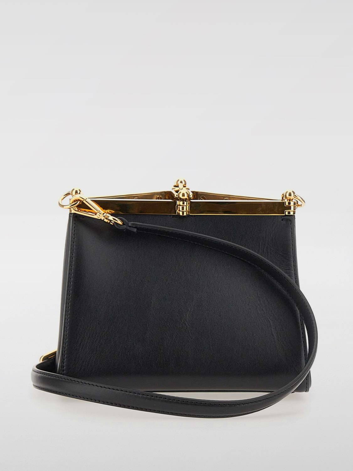 ETRO BORSA A SPALLA: Borsa a spalla Vela Etro in pelle , Nero - Img 2