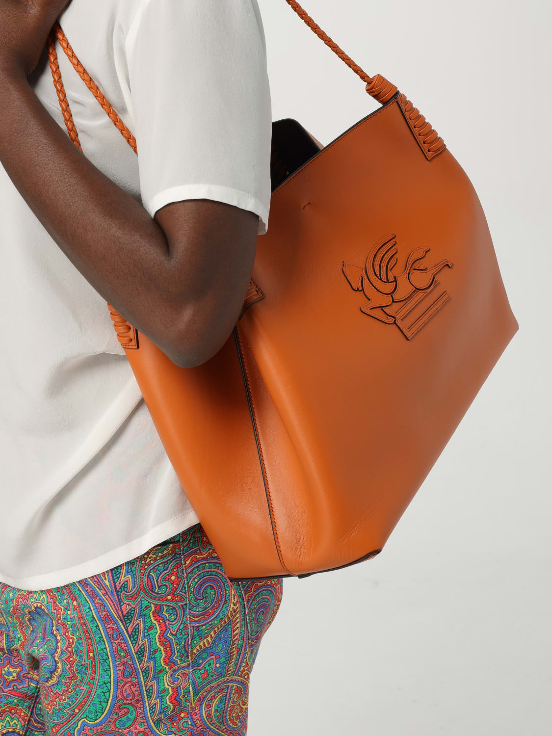ショルダーバッグ・ポシェット ETRO Woman Shoulder bag Orange WP1D0038AP264 A8802 ETRO: Shoulder bag woman - Orange | Etro shoulder bag