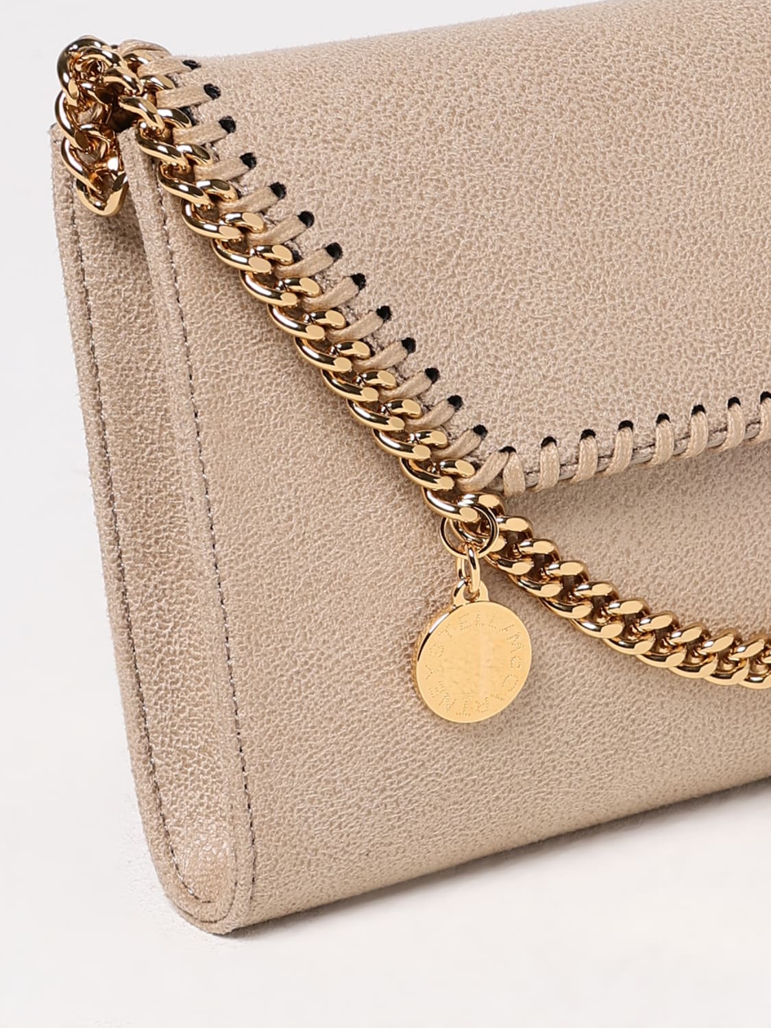 STELLA MCCARTNEY: Shoulder bag woman - Beige | Stella