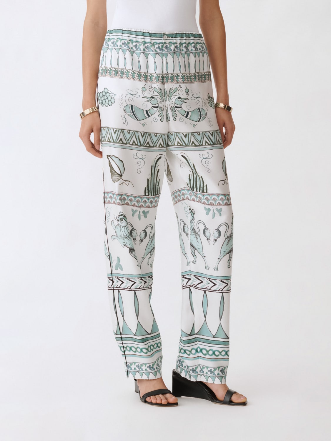 パンツ FABIANA FILIPPI Woman Pants Mint PAD275F835D860 VR1 FABIANA FILIPPI: Pants woman - Mint | Fabiana Filippi pants