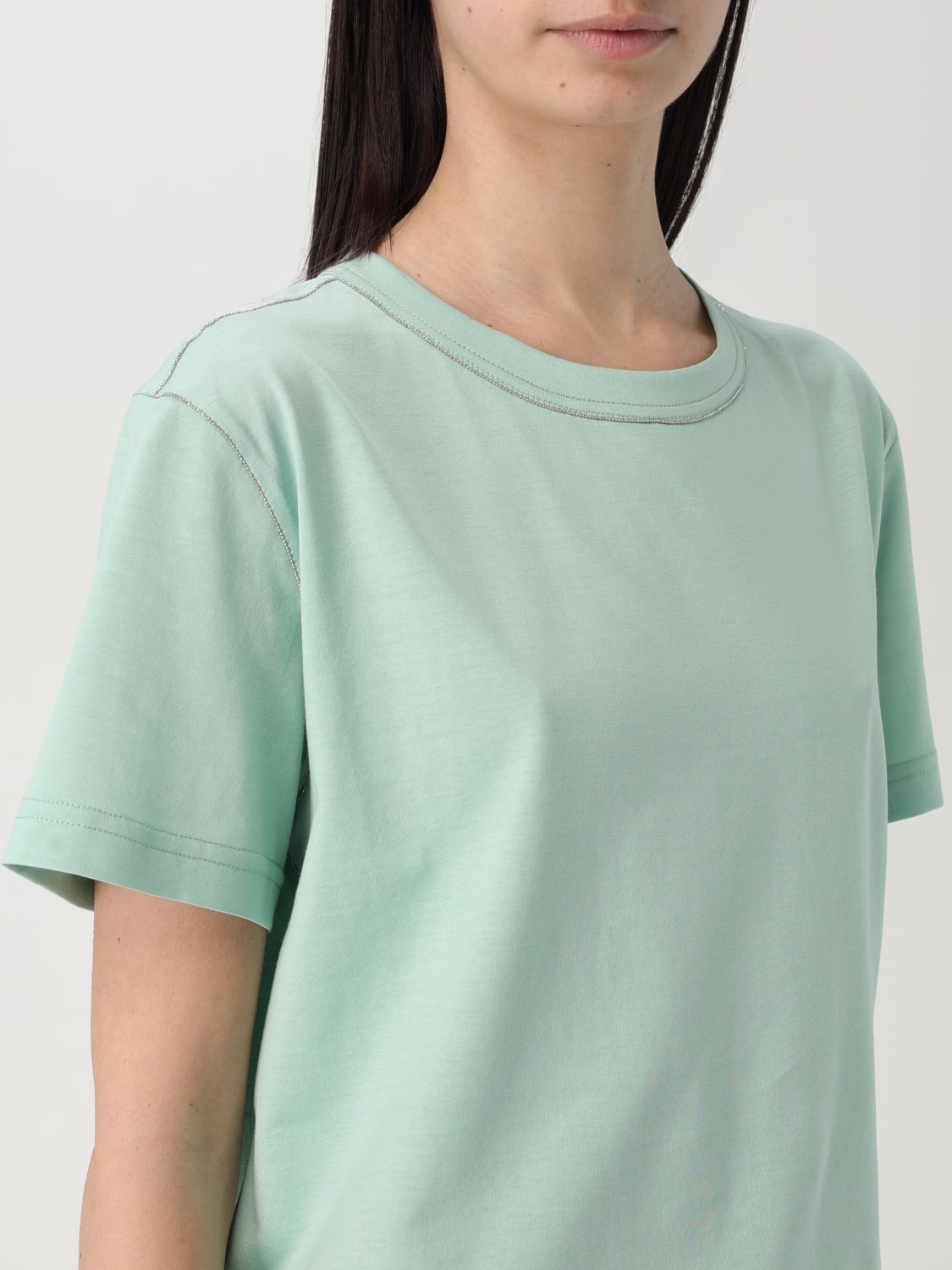FABIANA FILIPPI: T-shirt woman - Mint | Fabiana Filippi t