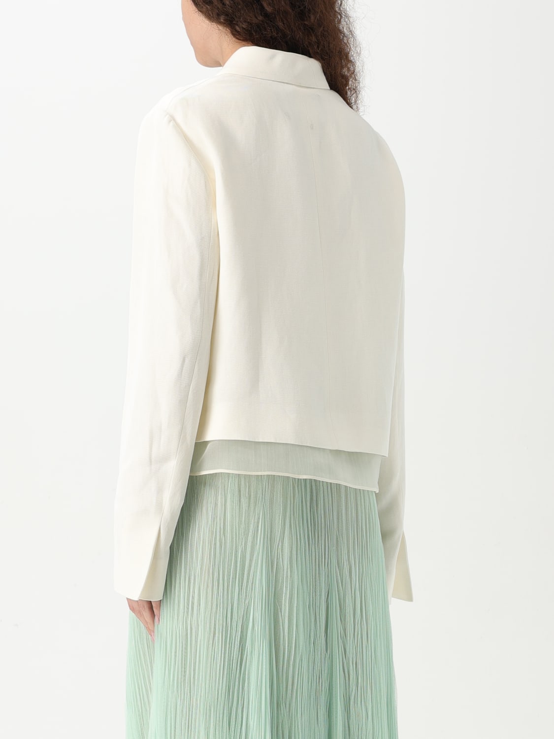 ジャケット FABIANA FILIPPI Woman Jacket White GCD275F590L391 0142 FABIANA FILIPPI: women's jacket - White | Fabiana Filippi