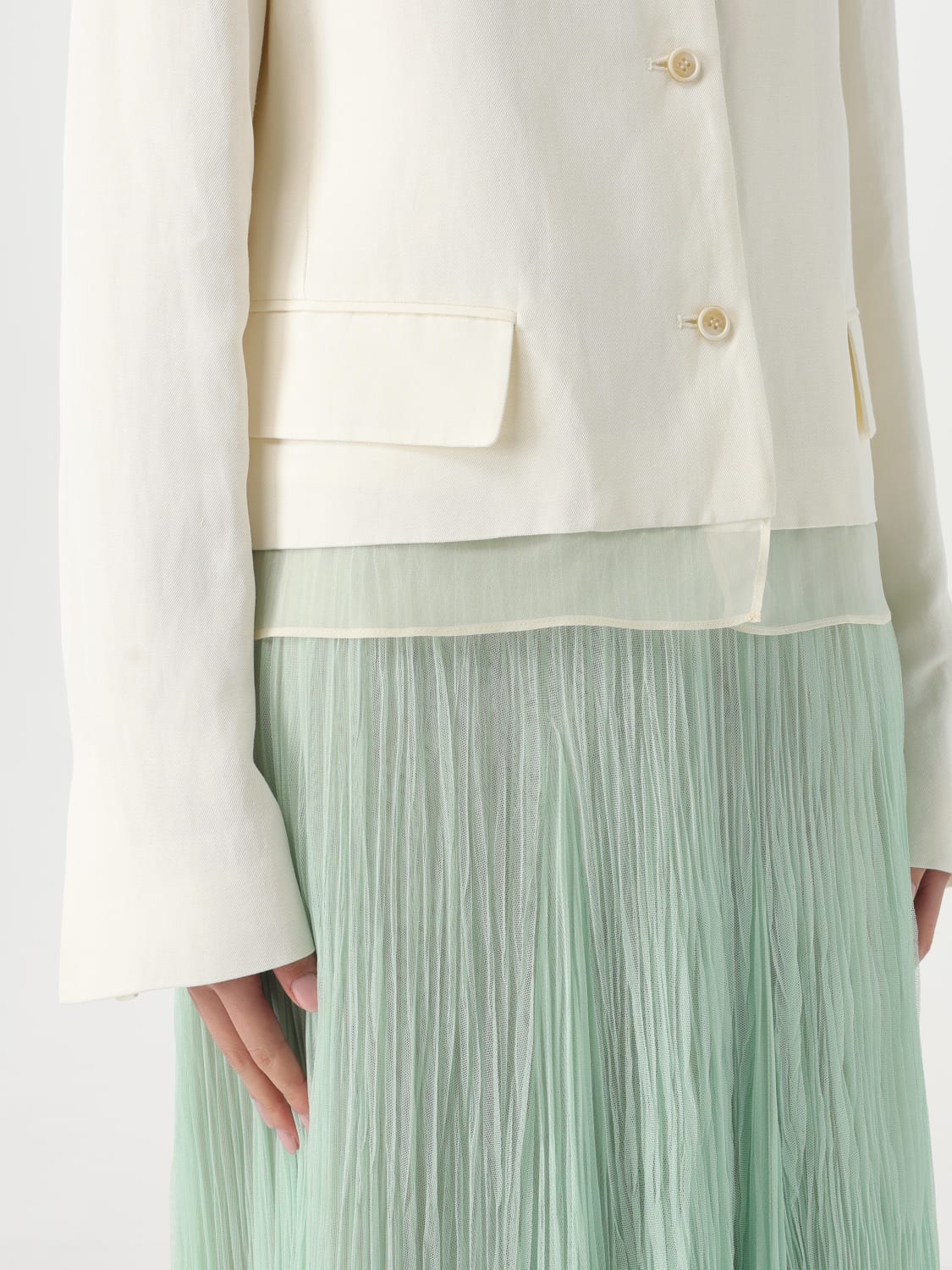 FABIANA FILIPPI: women's jacket - White | Fabiana Filippi FABIANA FILIPPI: women's jacket - White | Fabiana Filippi