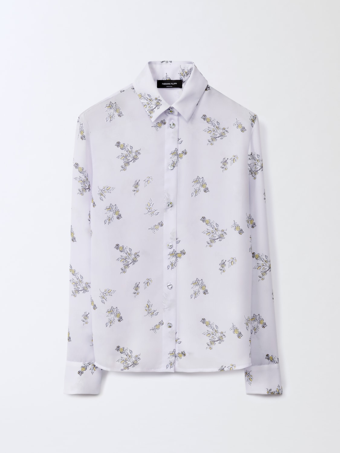 Tシャツ・カットソー FABIANA FILIPPI TOP (MAD275F552L331) Jersey T-shirt, optical white for Women | Fabiana Filippi®