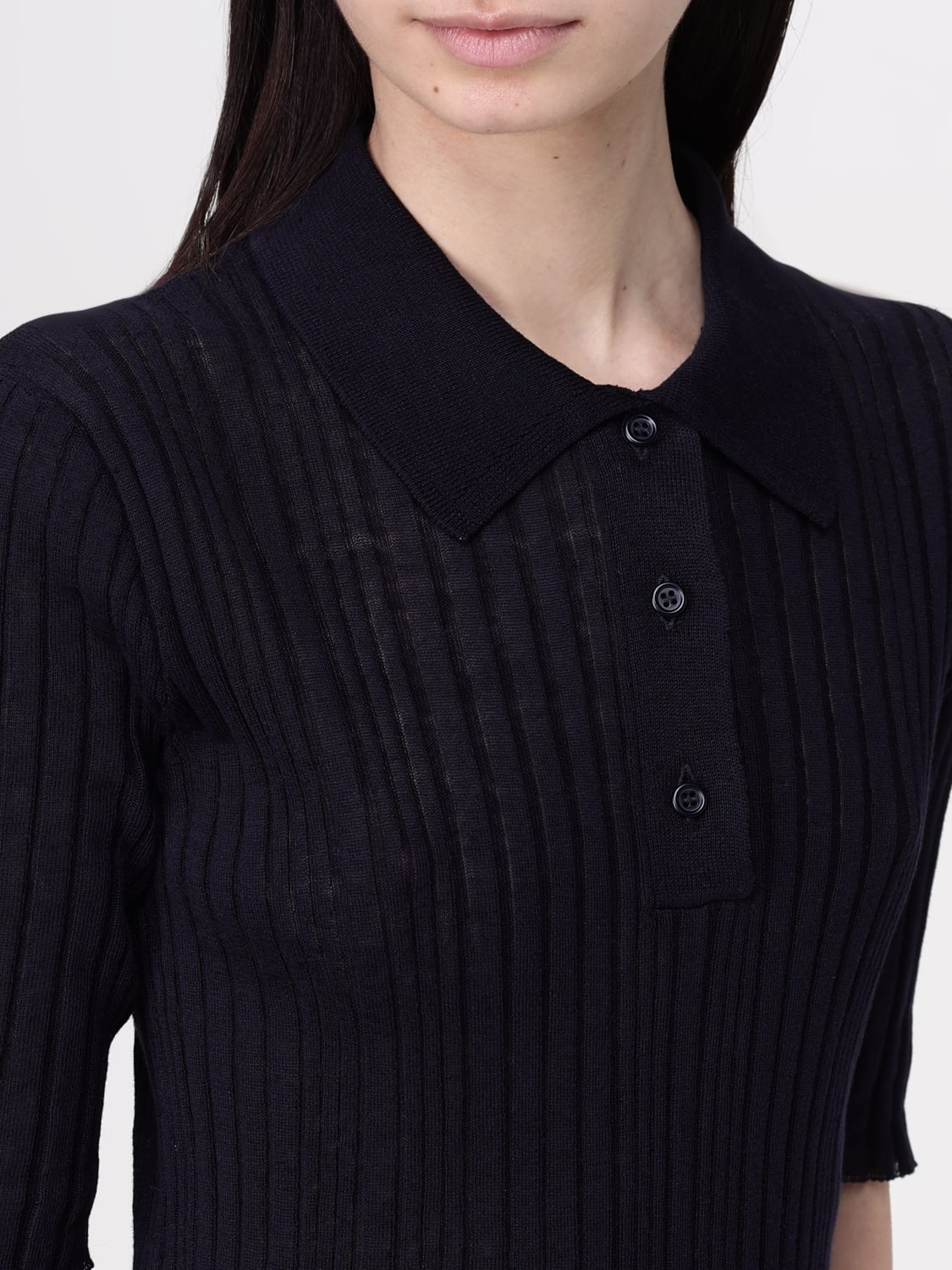 Tシャツ・カットソー FABIANA FILIPPI Woman Polo Shirt Blue MAD275F507D856 5146 FABIANA FILIPPI: Sweater woman - Blue | Fabiana Filippi polo