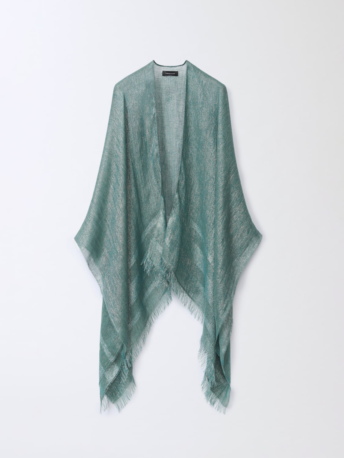 スカーフ FABIANA FILIPPI Woman Scarf Green SAD275A002L403 6168 FABIANA FILIPPI: Cape woman - Green | Fabiana Filippi scarf