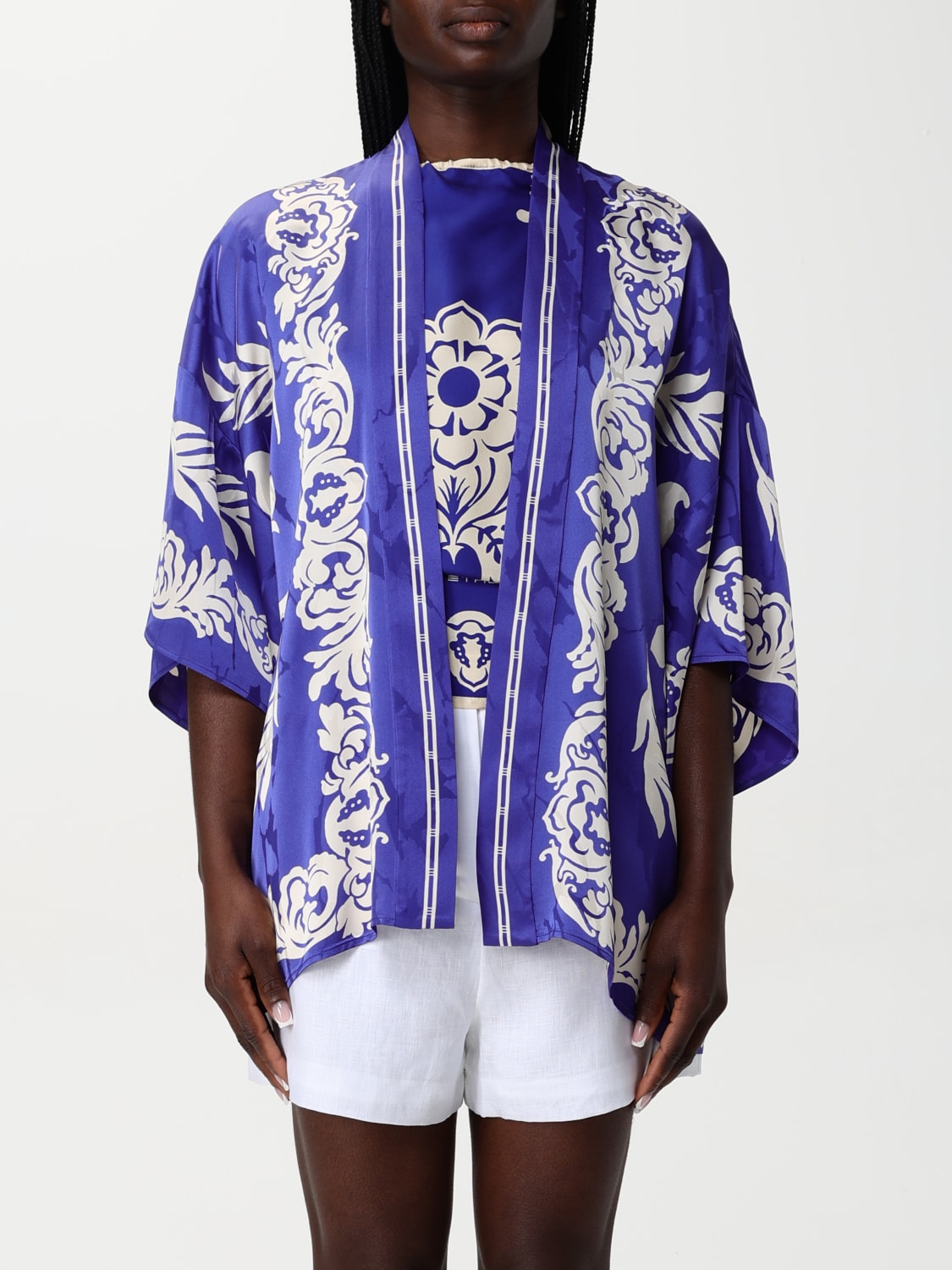 ジャケット ETRO Woman Jacket Multicolor WRCA0025AK895 X0891 ETRO: women's jacket - Blue | Etro jacket WRCA0025AK895